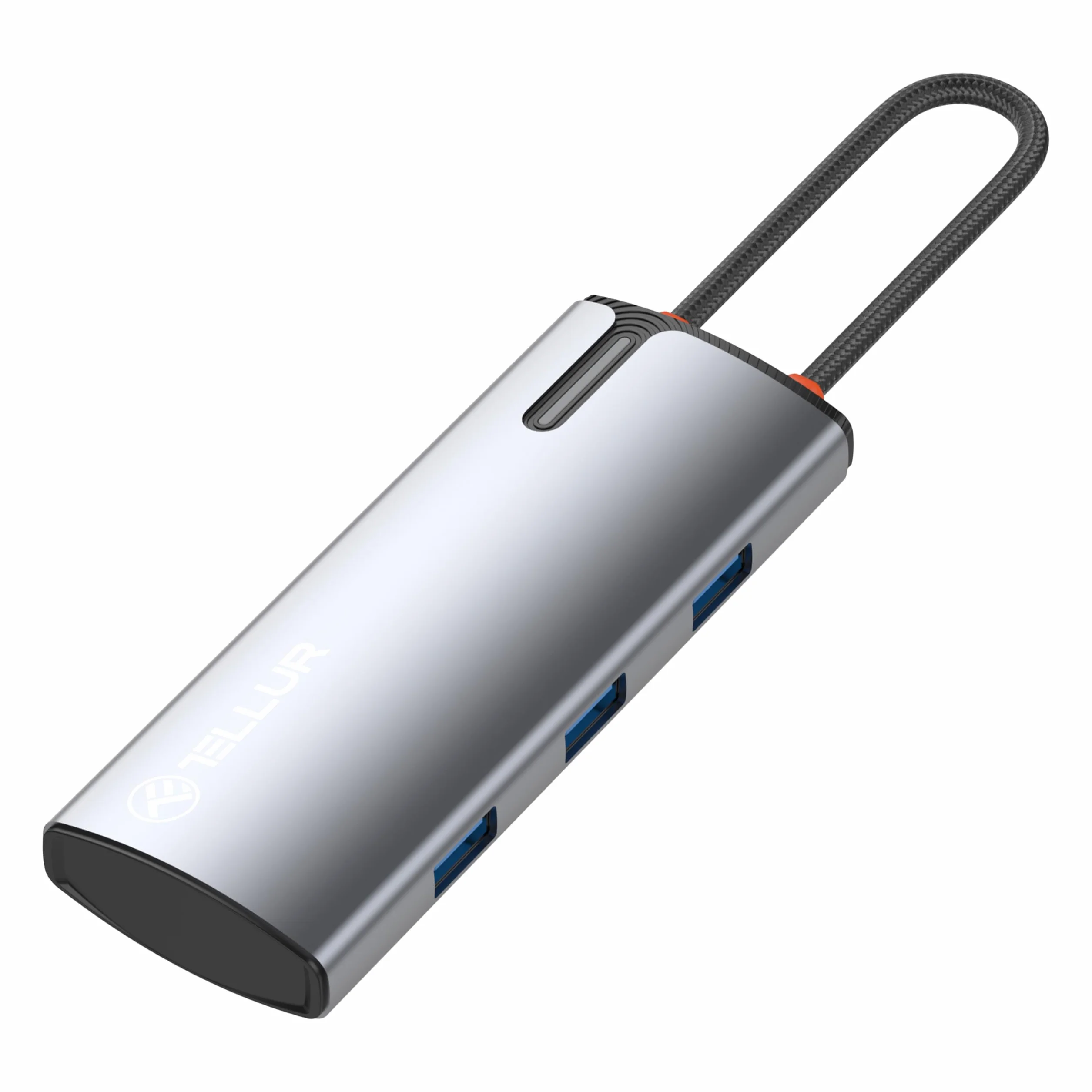 Tellur Hub USB-C, PD 3.0 100 W, HDMI, 3X USB 3.0