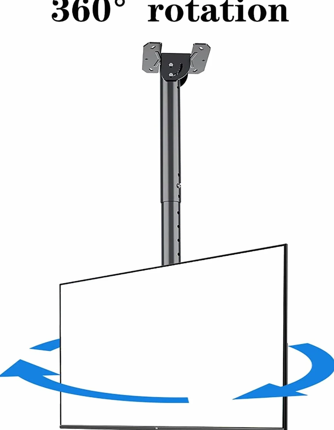 Uniwersalny Stojak Pod Telewizor, Wielofunkcyjny, Regulowany Uchwyt Sufitowy, Obrotowy Uchwyt Teleskopowy, Pasuje Do Większości Monitorów Plazmowych Lcd O Przekątnej 14-3