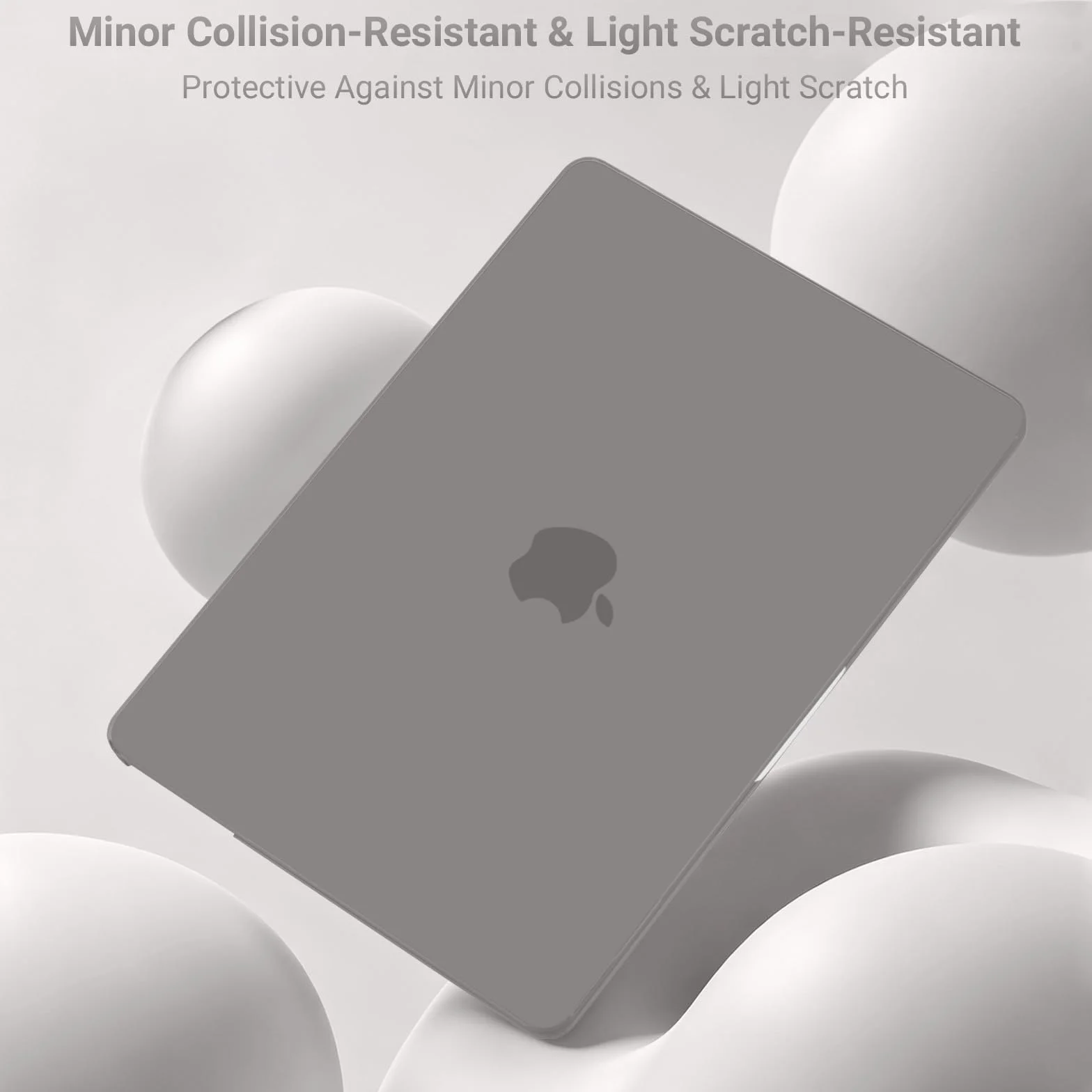 MOSISO Etui kompatybilne z MacBookiem Air 15 Cali 2025 2024 2023 M4 M3 M2, obudowa do Air 15 cali A3241 A3114 A2941 & Klawiatura i osłona ekranu i coaster, szary