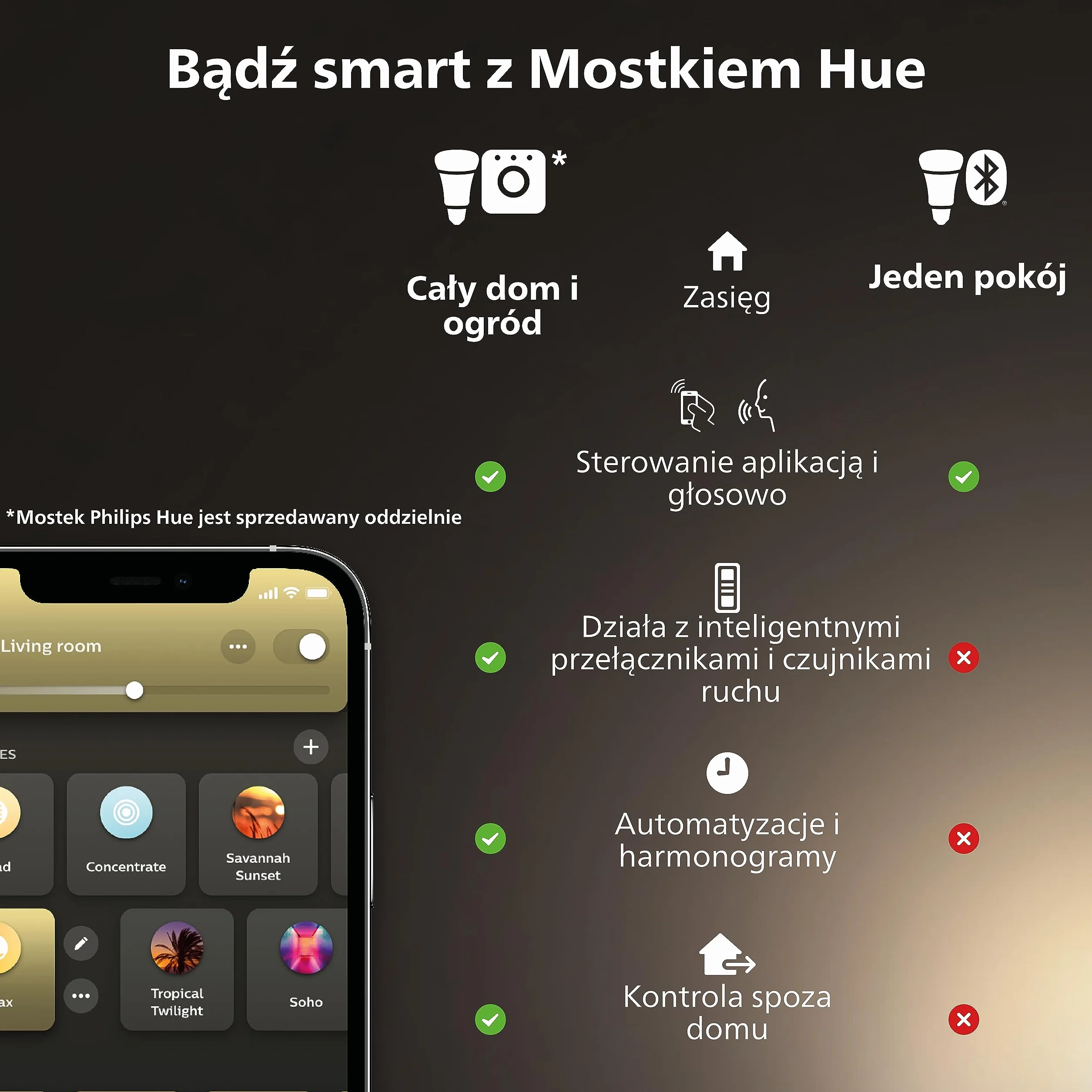 Philips Hue Zewnętrzny kabel przedłużający 2,5 m do lamp zewnętrznych Low Volt czarny