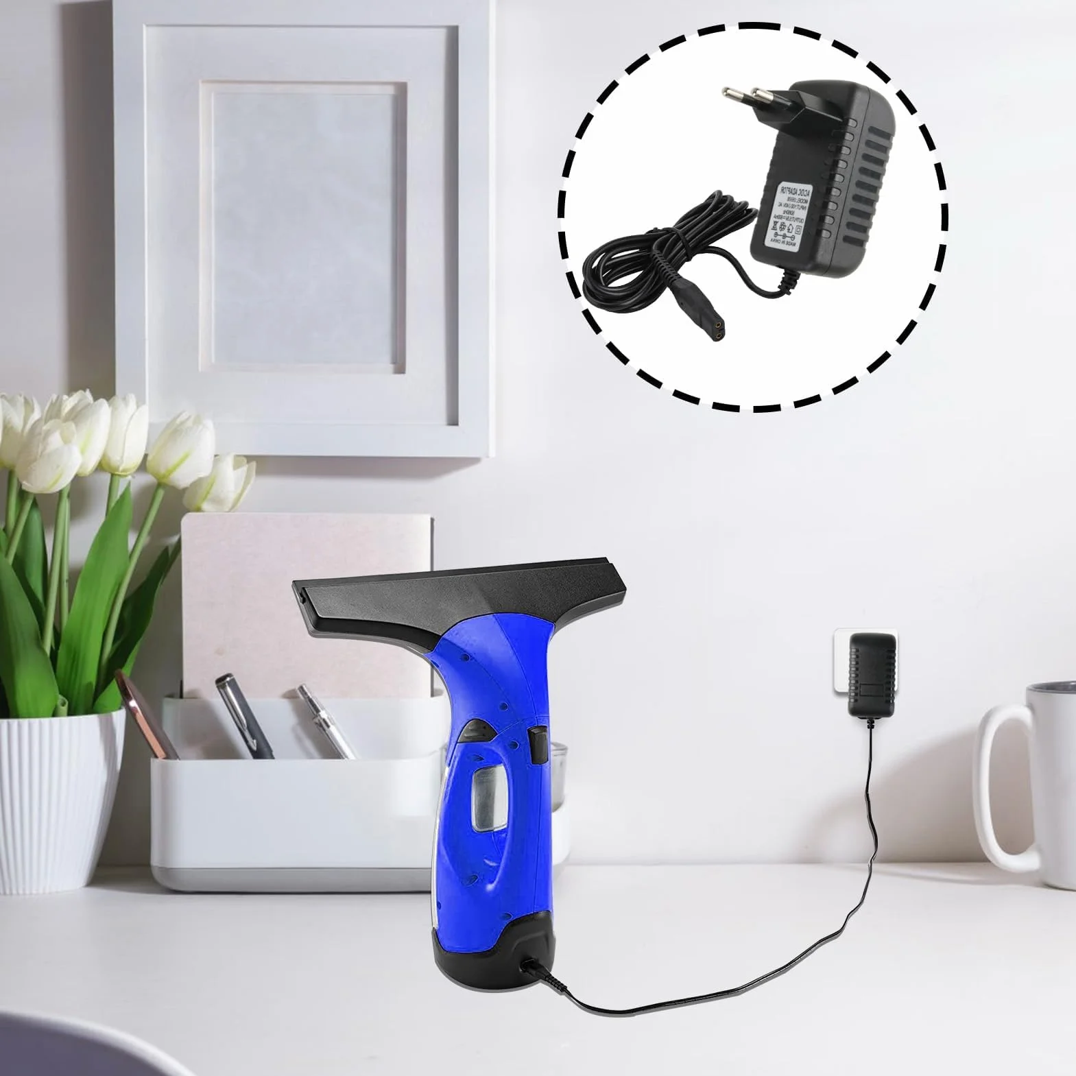 Ładowarka Karcher do mycia szkła 5,5 V szybkie ładowanie kompatybilna WV1 WV2 Plus WV5 WV55 WV60 WV70