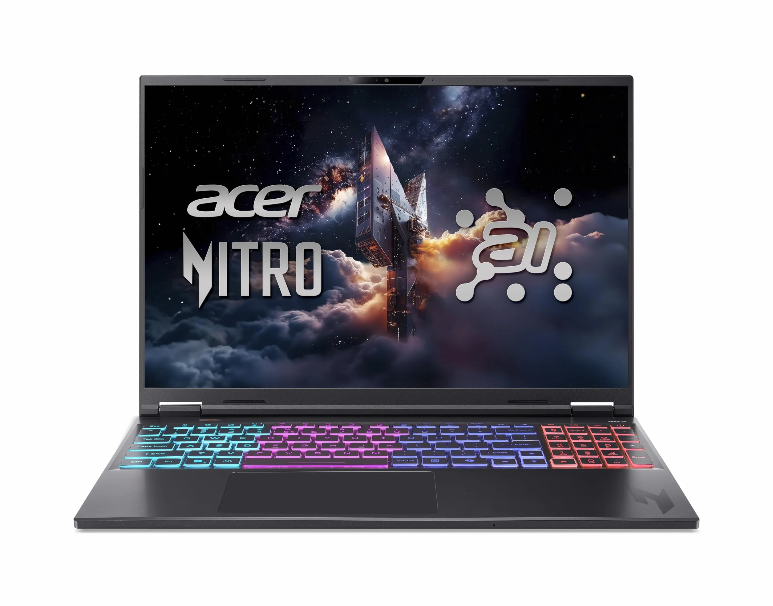 acer Nitro 16S AI (AN16S-61-R9JJ) laptop gamingowy, Copilot+ PC, wyświetlacz 16" WQXGA IPS 180 Hz, AMD Ryzen AI 9 365, 32 GB RAM, 1 TB SSD, NVIDIA GeForce RTX 5070, Windows 11, klawiatura QWERTZ