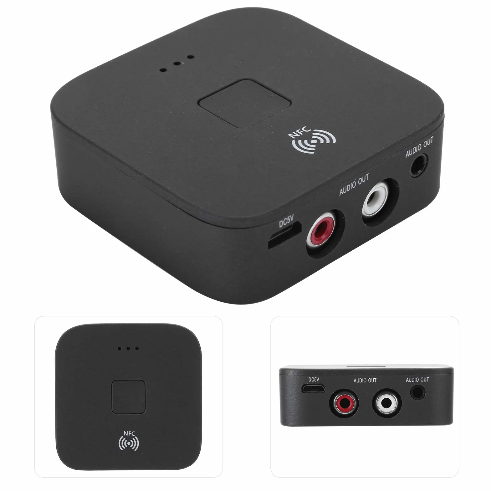 bluetooths 5.0 Adapter audios 3,5 Mm Odbiorca Systemu Stereo Aux Audioadapter Odbiornik dla Wzmacniacza Głośników Samochodowych Telewizji