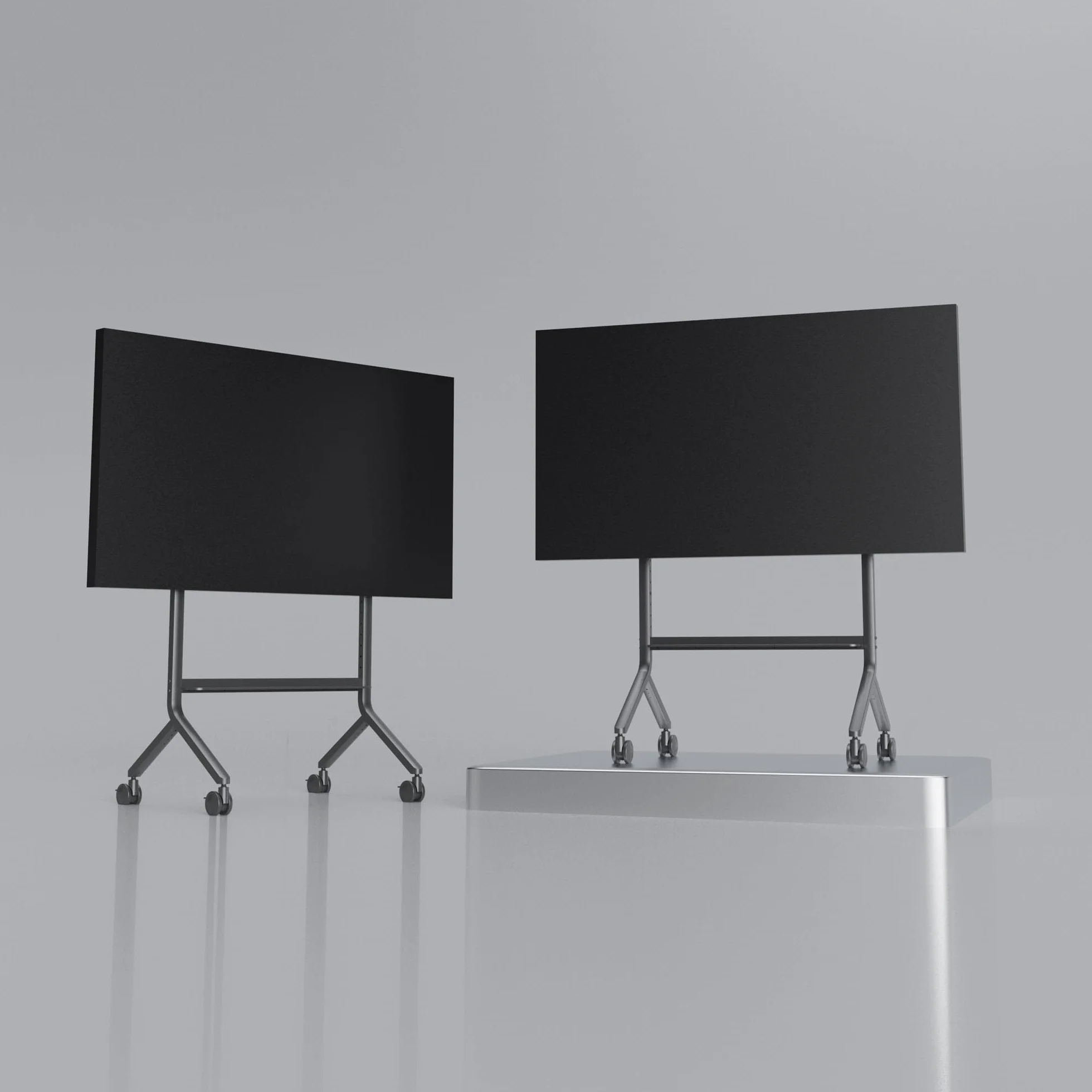 Mobilny stojak do Tablic multimedialnych, Monitorów interaktywnych oraz telewizorów LCD LED 65″ – 90″