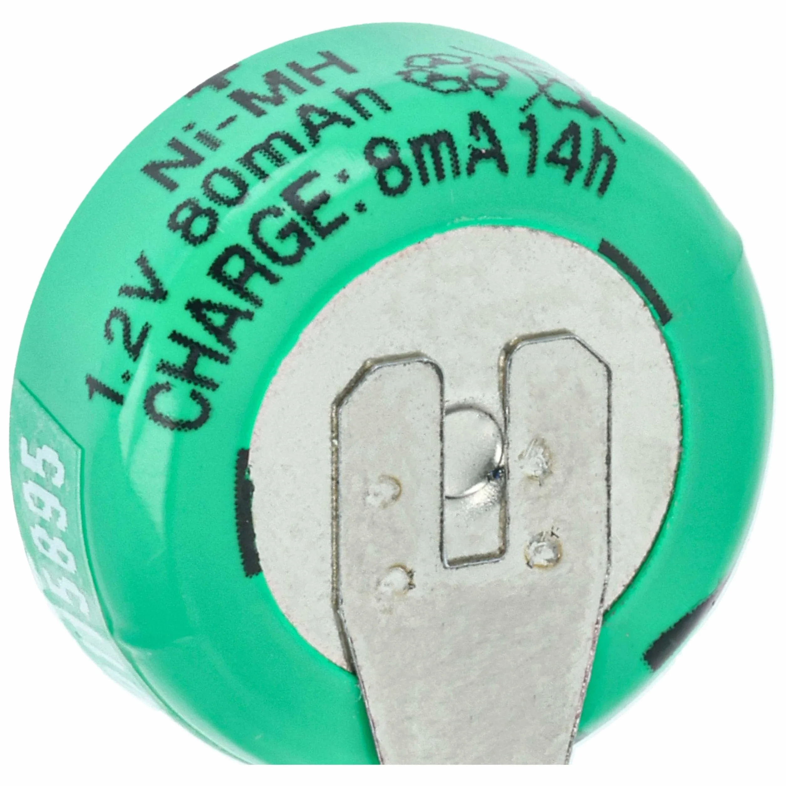 vhbw 100 x NiMH akumulator zastępczy typu 1/V80H 2-pinowy 80 mAh 1,2 V kompatybilny z akumulatorami modelarskimi, lampami solarnymi itp.