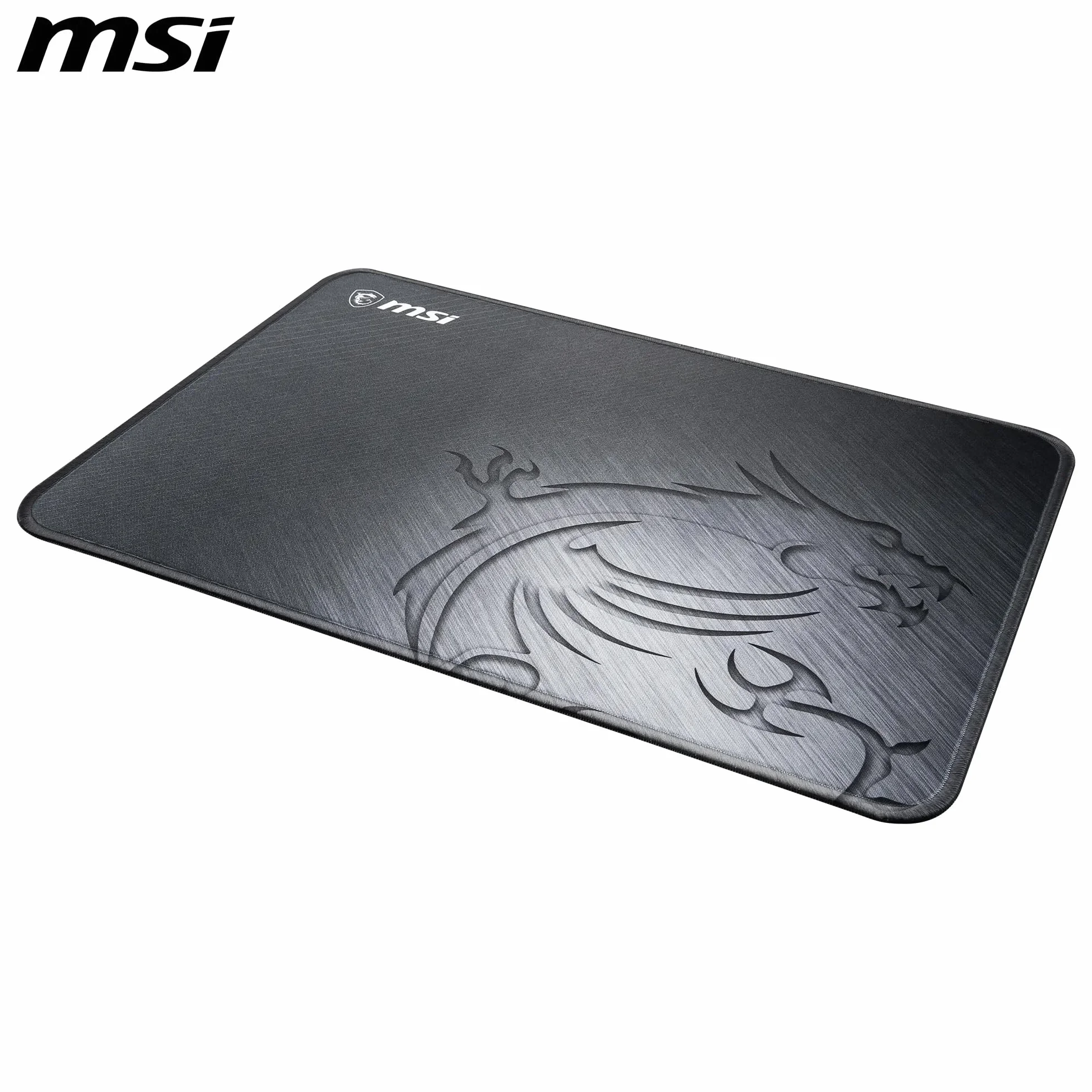 MSI AGILITY GD21 podkładka pod mysz do gier, powierzchnia tekstylna o niskim tarciu, miękkie szwy krawędziowe, antypoślizgowa podstawa, 320 x 220 x 3 mm