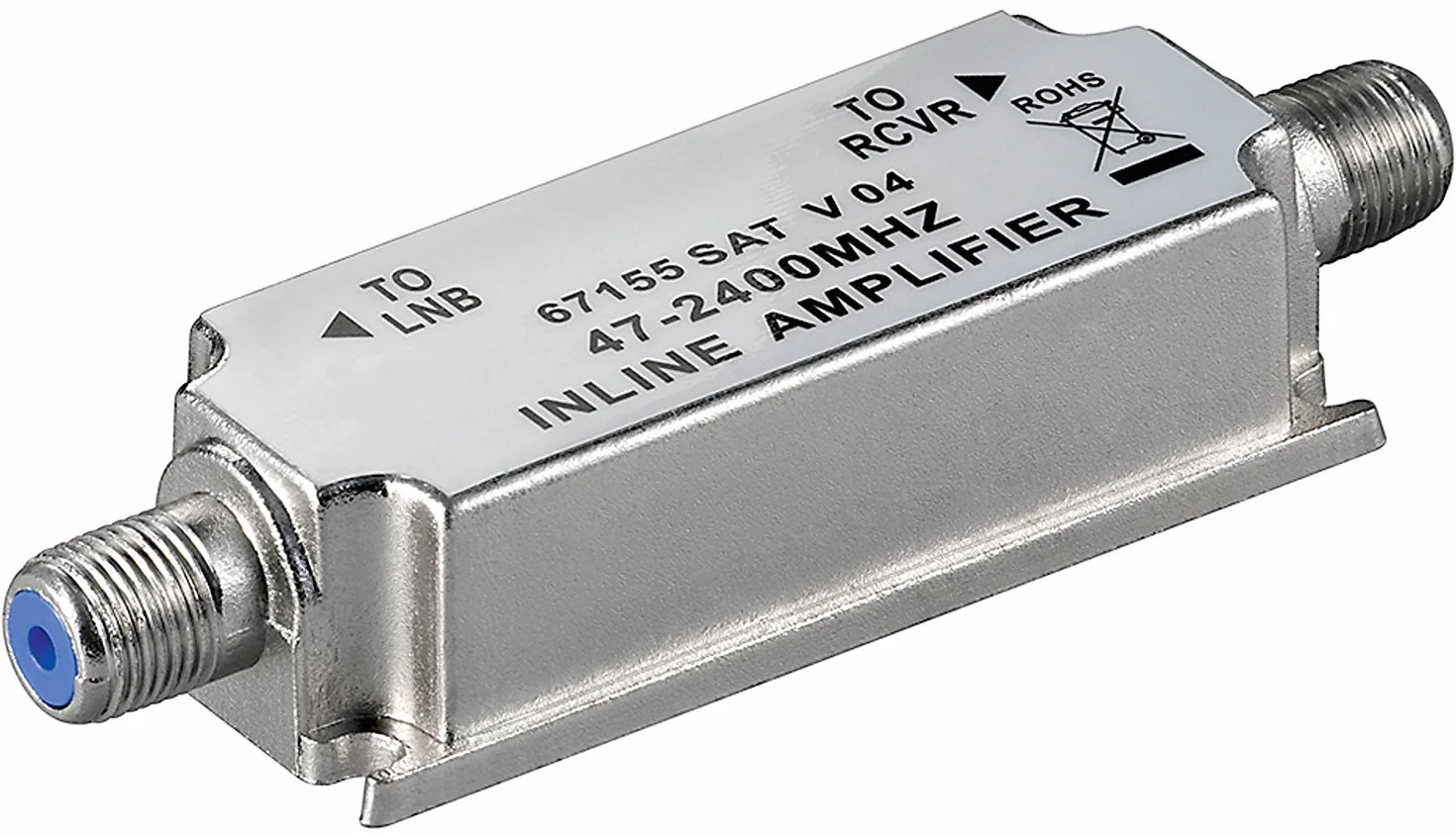 Goobay 67155 wzmacniacz inline SAT/Bk, 47 Mhz - 2400 Mhz