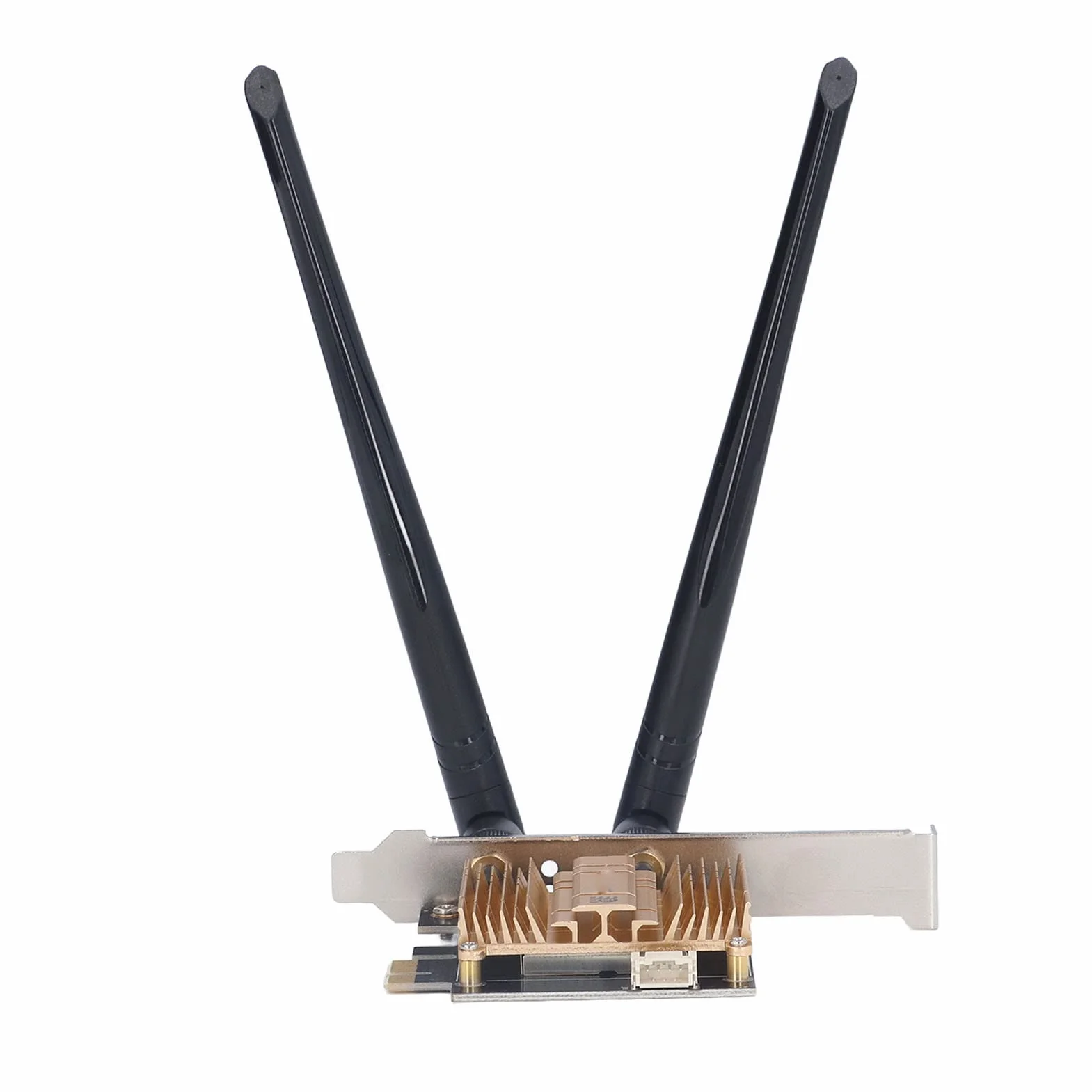 Adapter Bezprzewodowy PCI E Wysokowydajny Układ AX210 Karta WiFi 6E Dalekiego Zasięgu 6 GHz dla Systemu 11/10, Anteny 2x6dBi