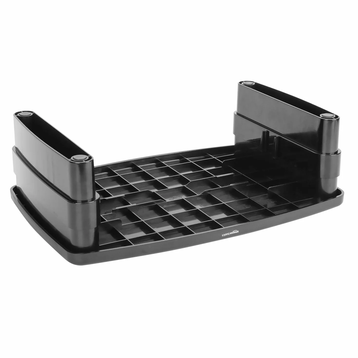 Amazon Basics Regulowany Stojak na Monitor Komputerowy 10 kg Czarny