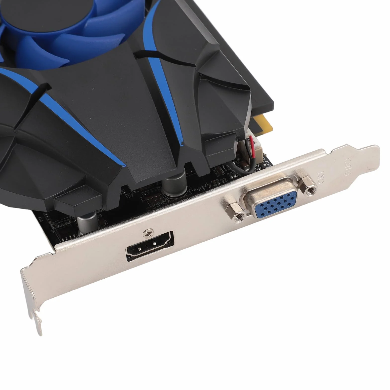 Bewinner Karta Graficzna GT1030 2GD5 |2 GB Pamięci GDDR5, Taktowanie Rdzenia 6008 MHz, PCIe 2.0 X16 z HDMI/VGA, Chłodzenie Wentylatorem do Gier i Pracy na Komputerze