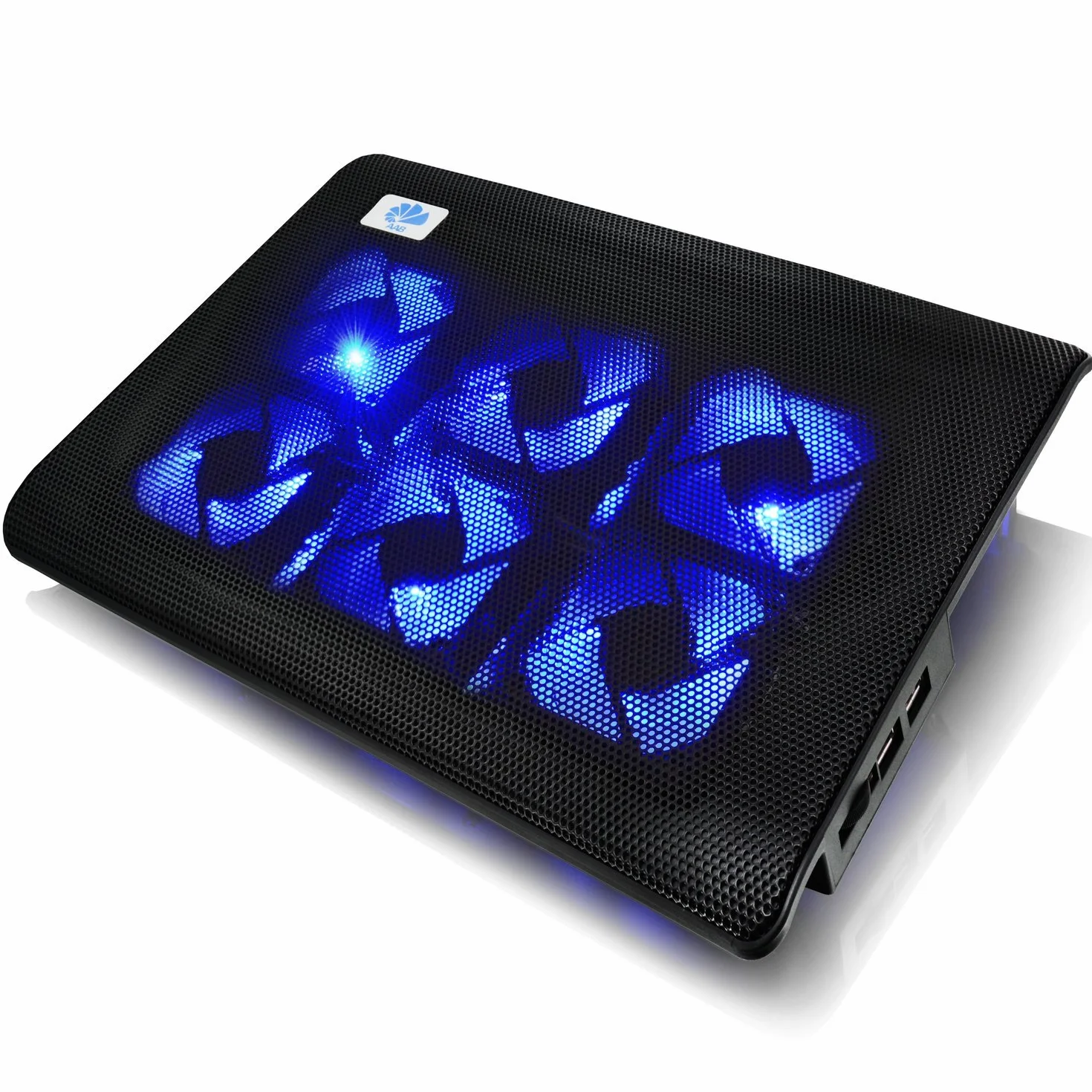 AABCOOLING NC70 - Podstawka chłodząca do Laptopa, Podkładka z 6 wentylatorami do Komputera Przenośnego, Chłodzenie Laptopa na USB, Stojak Cooler