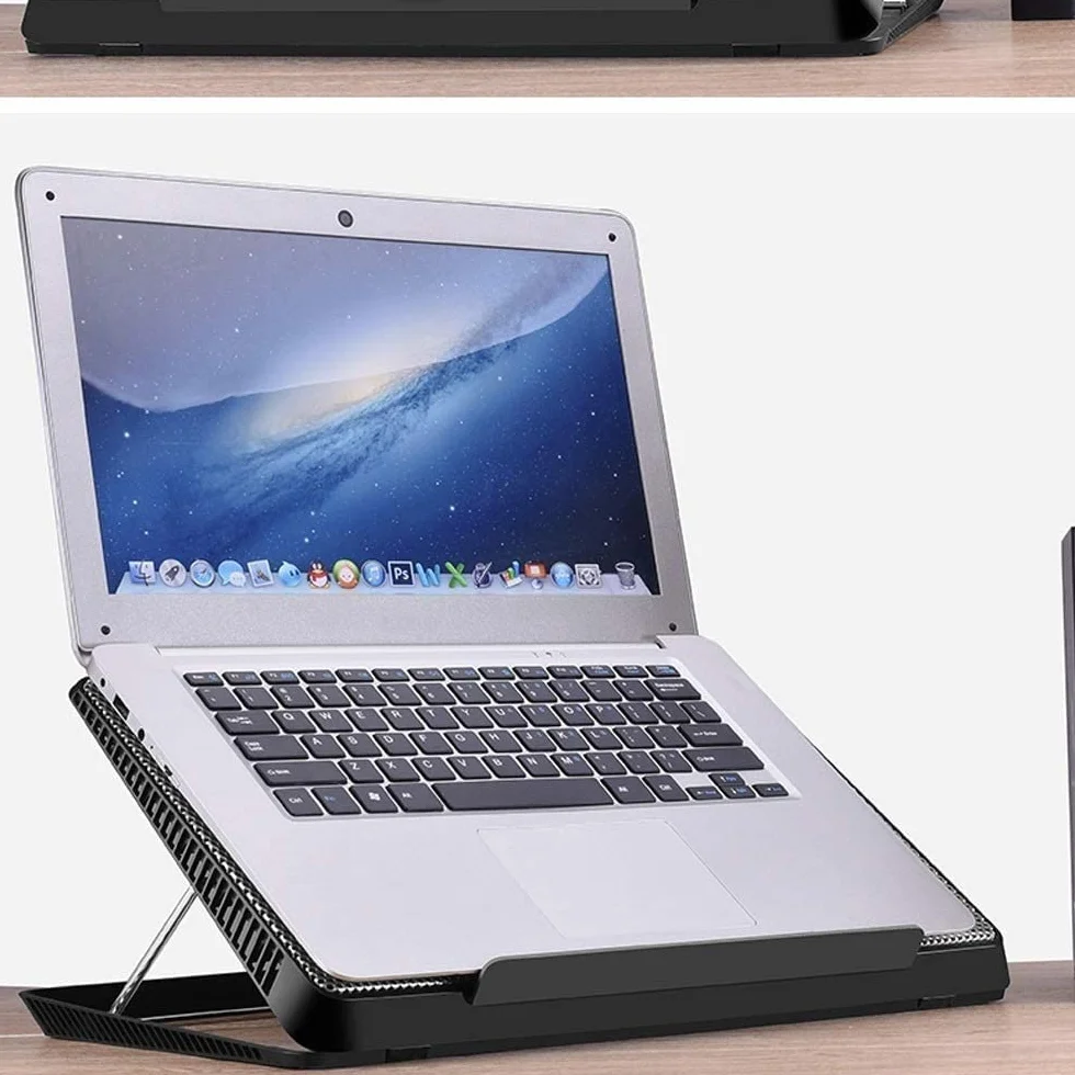 Chłodziarka do Laptopa Przenośny Chłodnica Laptopa USB Super Cienka 6 Wentylatorów Chłodząca Podkładka Chłodząca Do 17 Cali Notebook Laptop PC Radiator Stojak na Wentylator do Laptopa