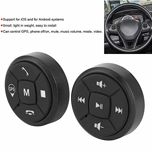 Bezprzewodowy pilot multimedialny Bluetooth na kierownicę do samochodu