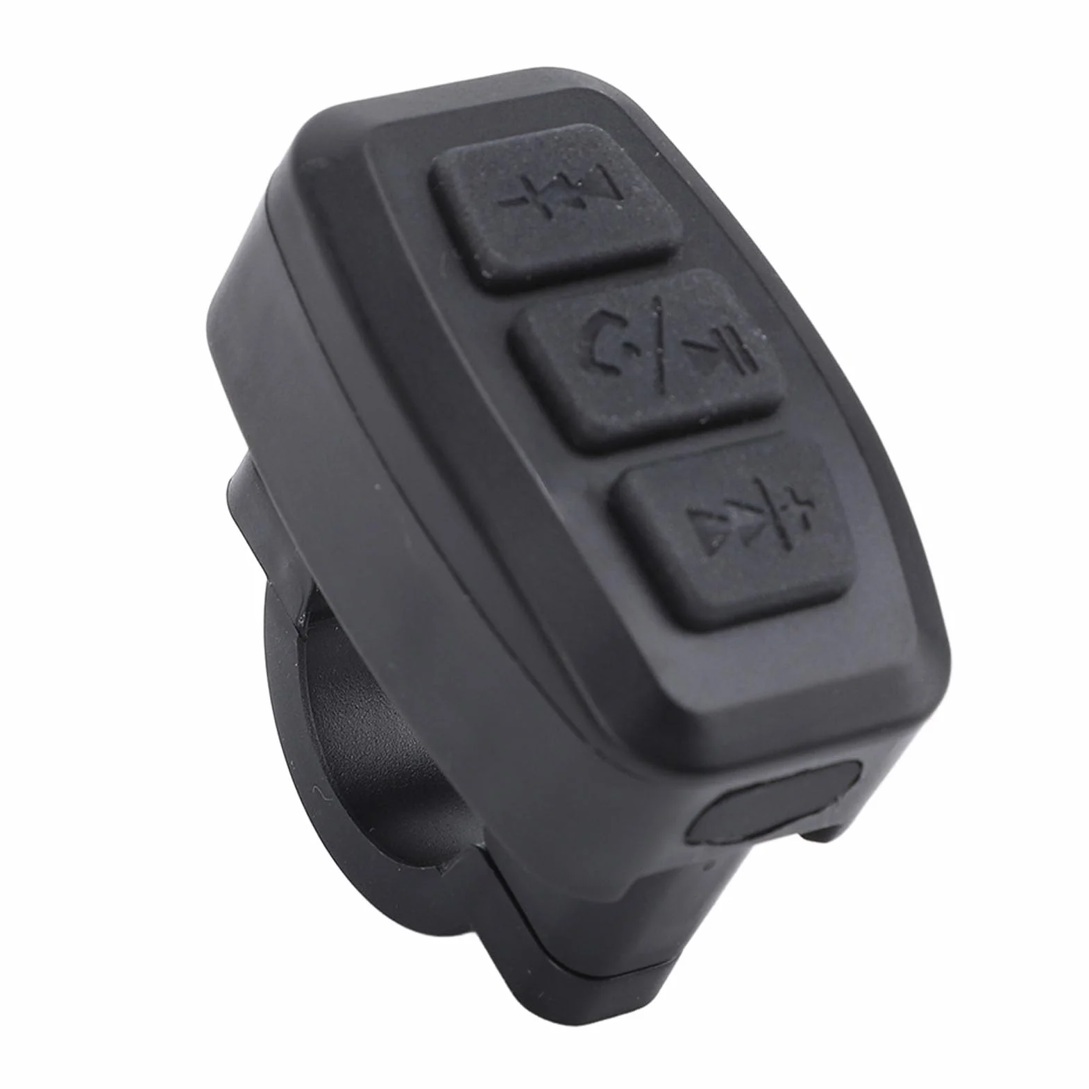 Elektroniczny Przycisk Multimedialny Bluetooth Pilot Samochód Rower Motocykl Kierownica Muzyka Wodoodporny Akumulator Telefon Rowerowy Pilot do Systemu IOS lub Android z Uchwytem