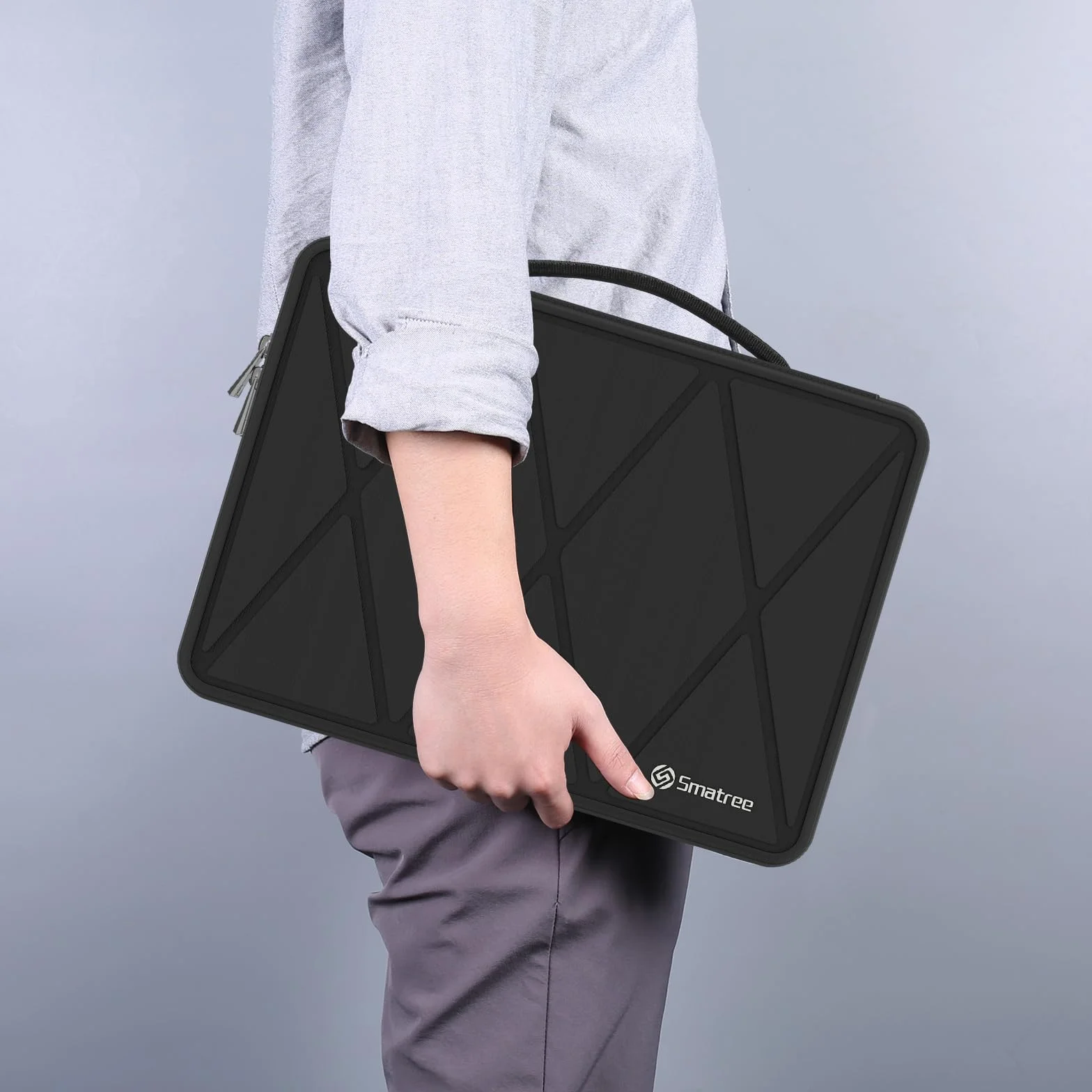 Smatree Twarde etui ochronne z pianki EVA, kompatybilne z 40.6 cm MSI Raider GE68 HX 14 V, MSI Vector 16 HX A14V/A13V, smukłe i odporne na wstrząsy, torba na notebooka (X8310)