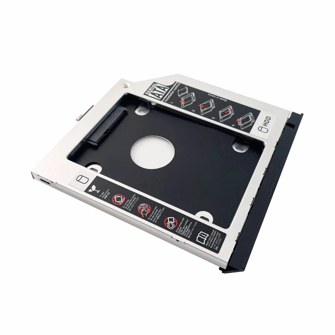 2. Optyczna rama dysku twardego HDD SSD adapter Caddy do Lenovo Thinkpad P70 P71 z ramą przedni panel montażowy metalowy wspornik