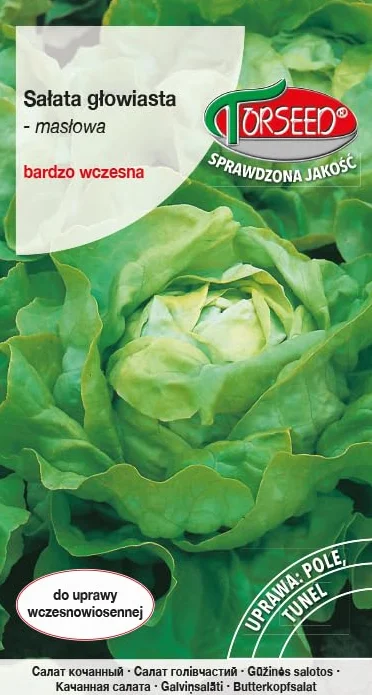 Nasiona sałaty Bona wczesna dojrzałość 350-450 g odporne na warunki atmosferyczne 0,5 g