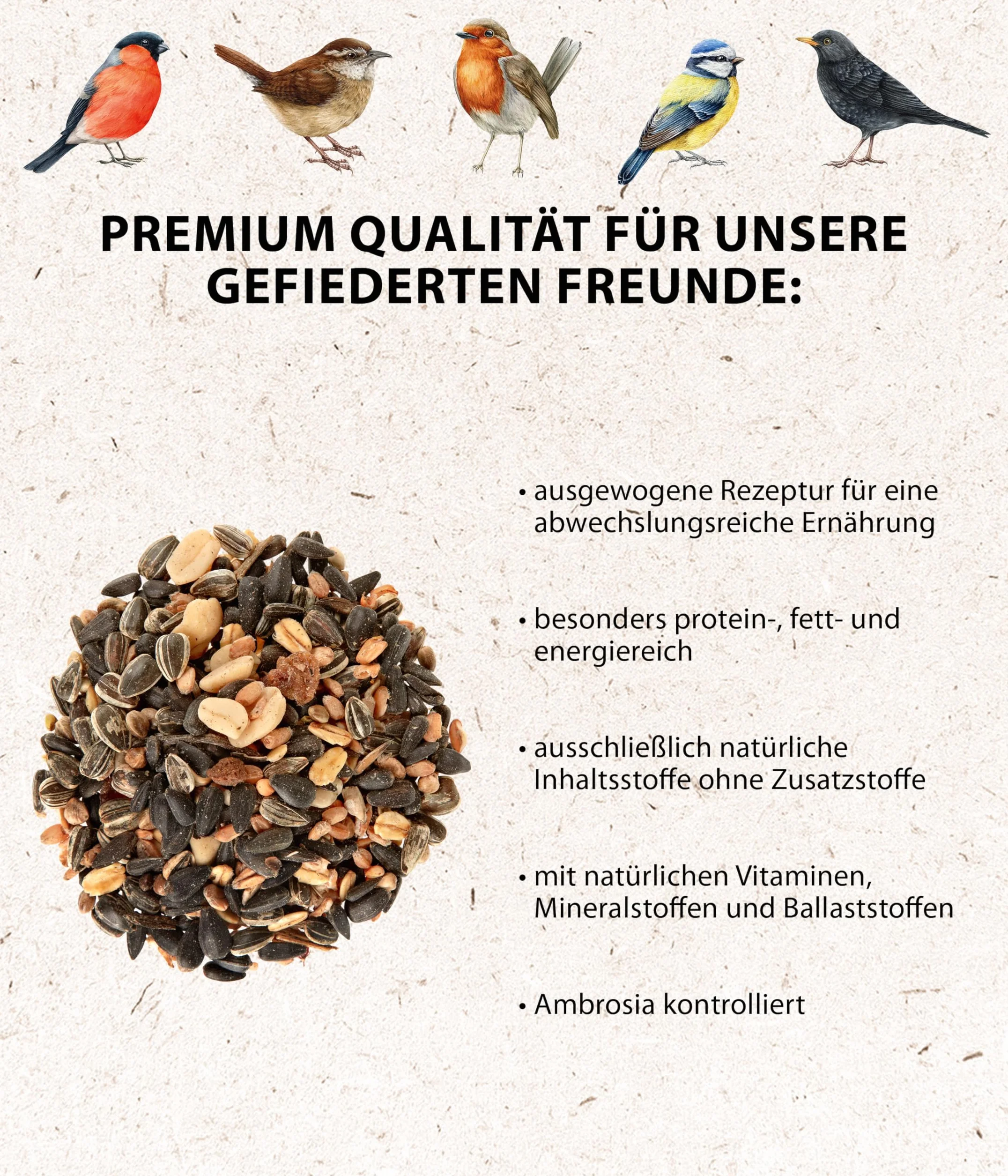 Dehner Premium Karma Zboża 2,5 kg