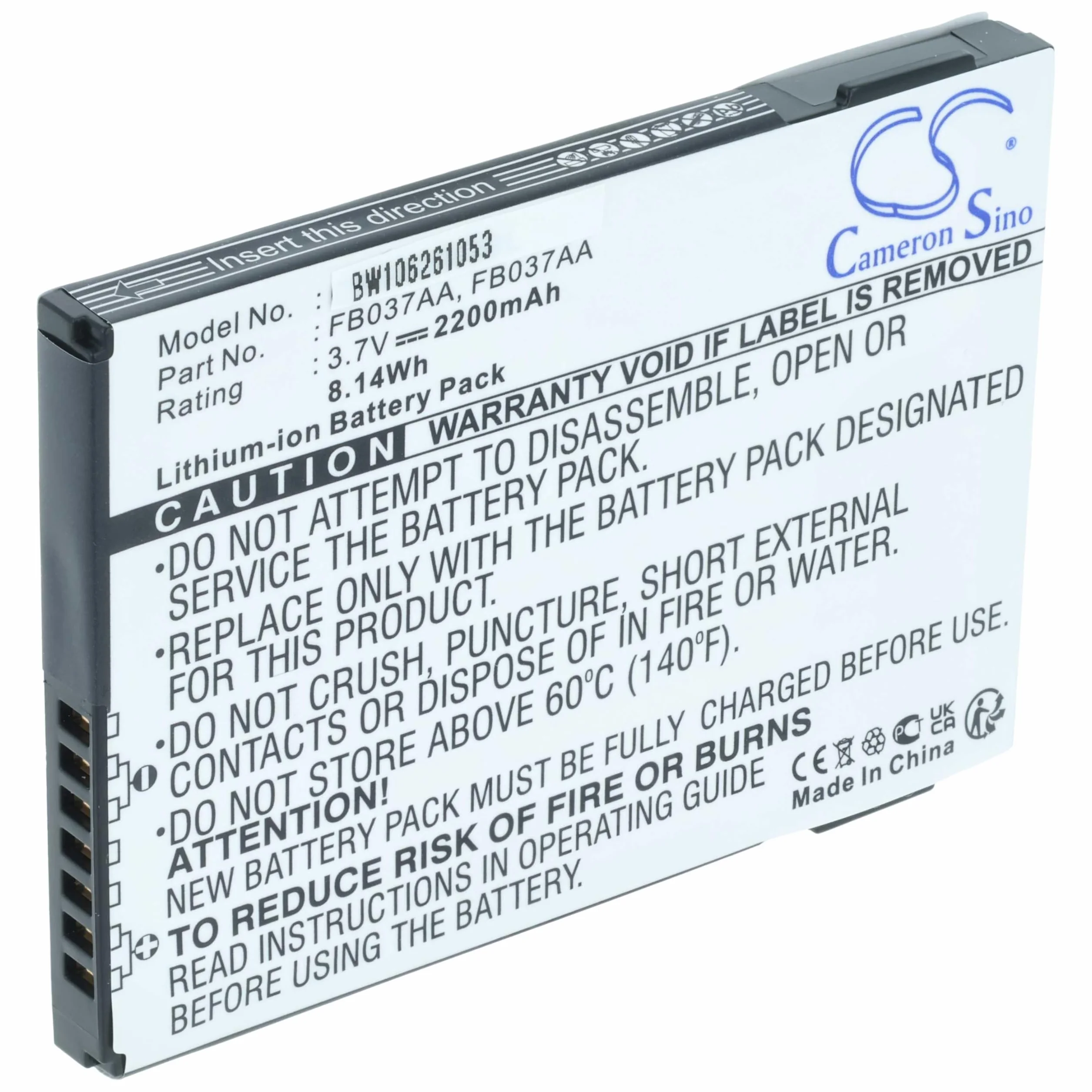 vhbw Bateria pasująca do tabletu HP/IPAQ Enterprise 200, 210, 211, 212, 214, 216 PDA Notepad (2200 mAh, 3,7 V, litowo-jonowa)