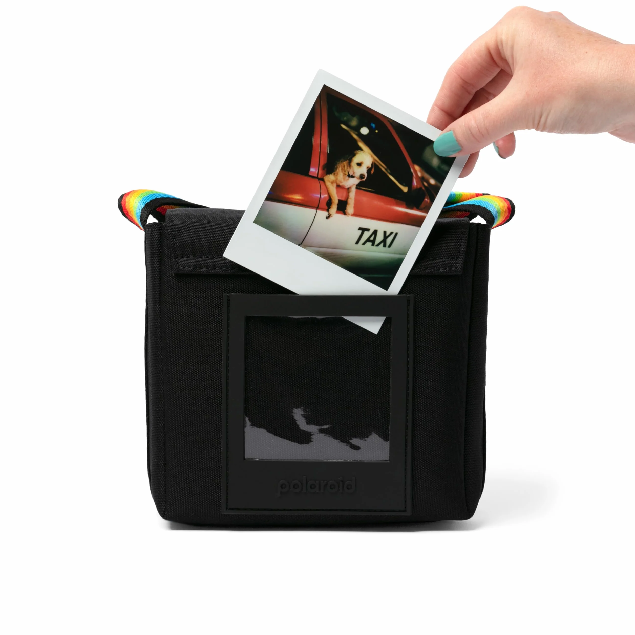 Polaroid Now Spectrum torba na aparat, kolor czarny, kompatybilna z aparatem natychmiastowym (6298)