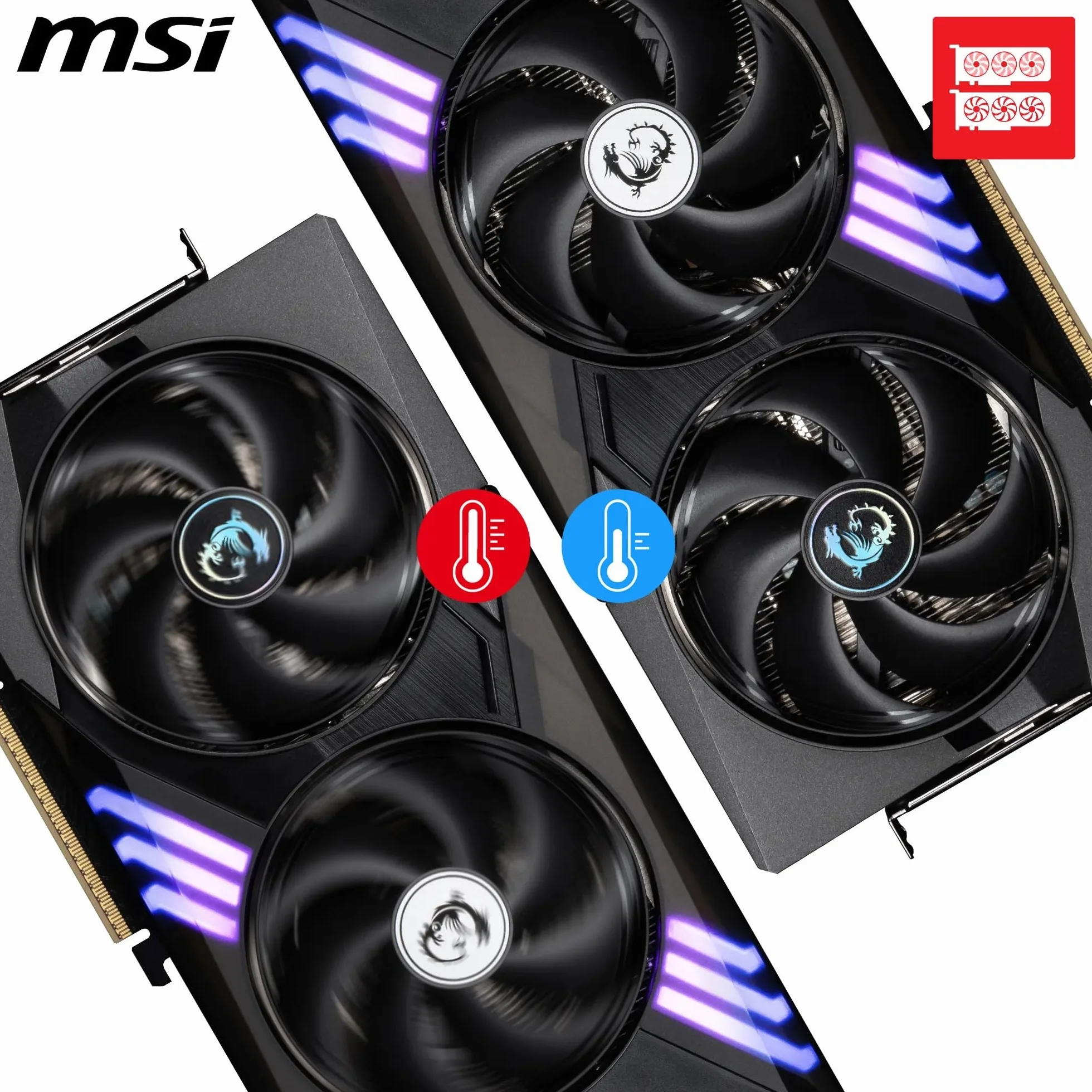 MSI Karta graficzna NVIDIA GeForce RTX 5070 12G Gaming Trio OC 192 Bit GDDR7, częstotliwość Boost do 2625 MHz, PCIe Gen 5, DLSS 4, DP 2.1 x 3, HDMI 2.1 x 1