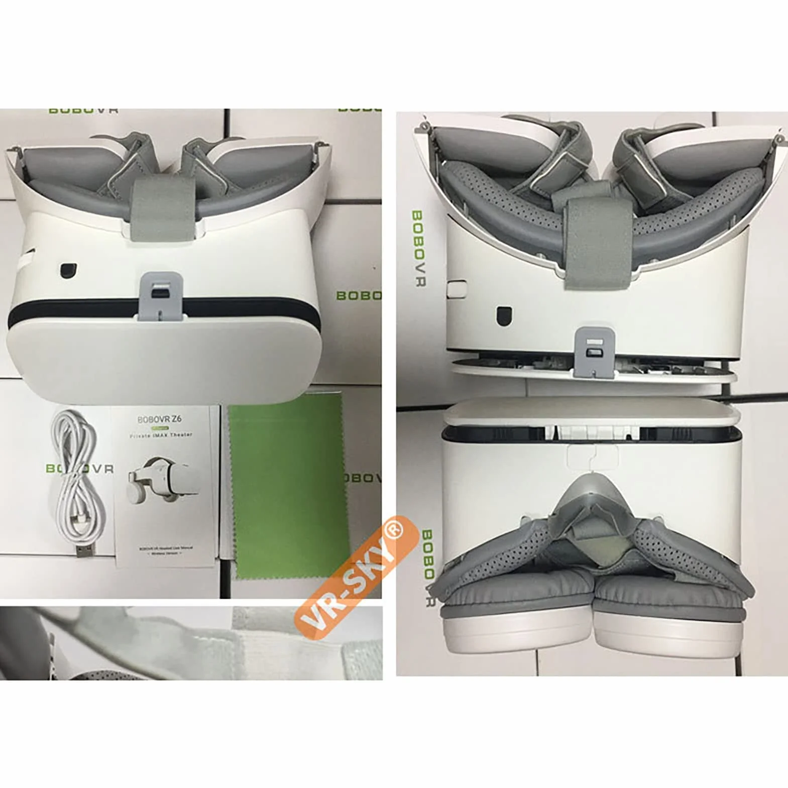 Pełnoekranowe okulary wirtualnej rzeczywistości 3D VR z pilotem zdalnego sterowania, oryginalne okulary stereo 3D VR do iPhone'a 14 13 12 11 Pro Mini X R S Max Samsung Galaxy VR zestaw do iOS Android Phone (kolor: B