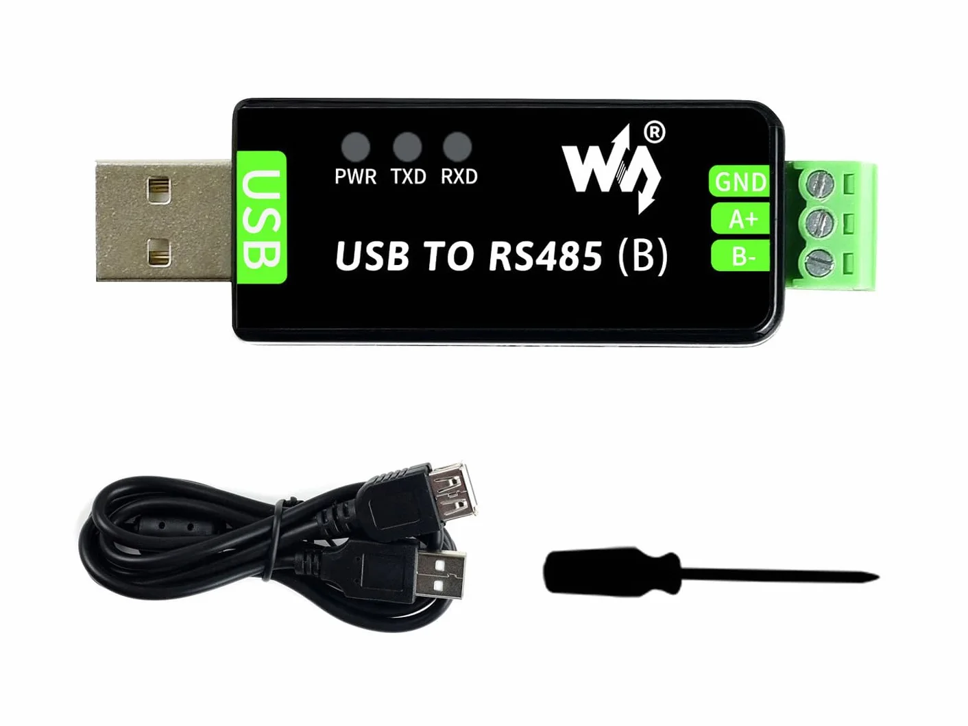 Waveshare Industrial USB TO RS485 Bidirectional Converter Onboard Original CH343G Multi-Protection Circuits
