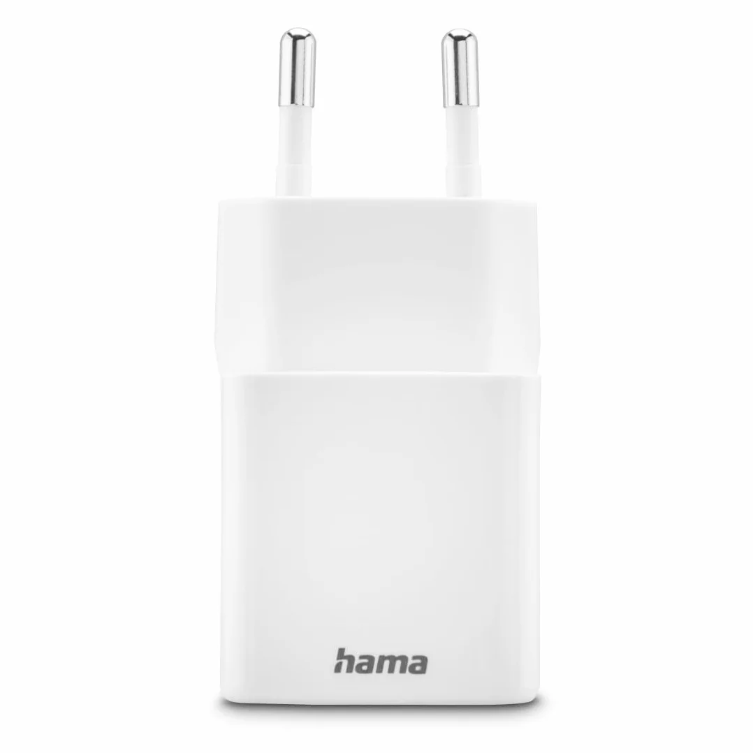 Hama Ładowarka sieciowa do telefonu 30 W (USB C, USB A, adapter do ładowania, Power Delivery, Ouick Charge, do ładowania) biała