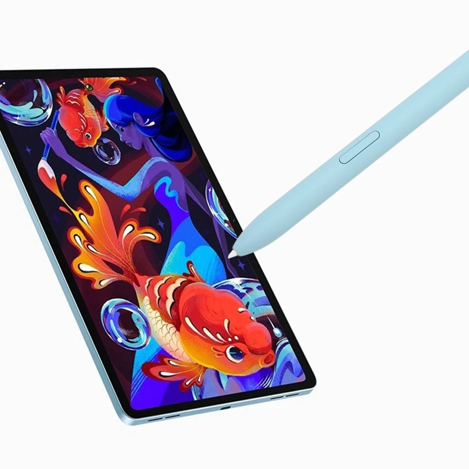 Zapasowy Rysik S Pen z 5 Końcówkami do Galaxy Tab S6 Lite 10,4 SM-P610, SM-P615, Rysik do tabletu. (Niebieski)