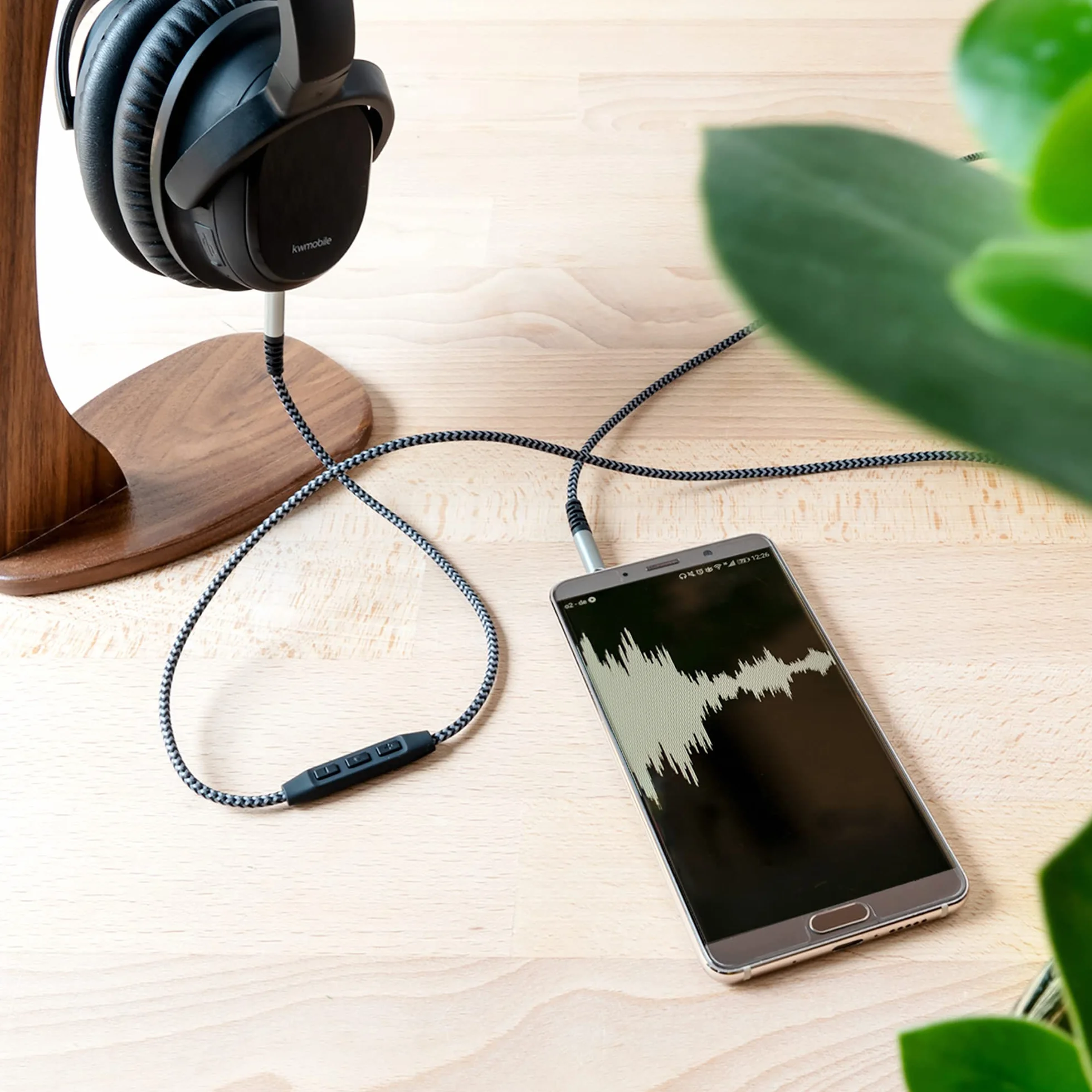 Kwmobile Kabel do Słuchawek Beats Studio 3 / Solo 3 / Solo2 / Studio 140 cm Czarny