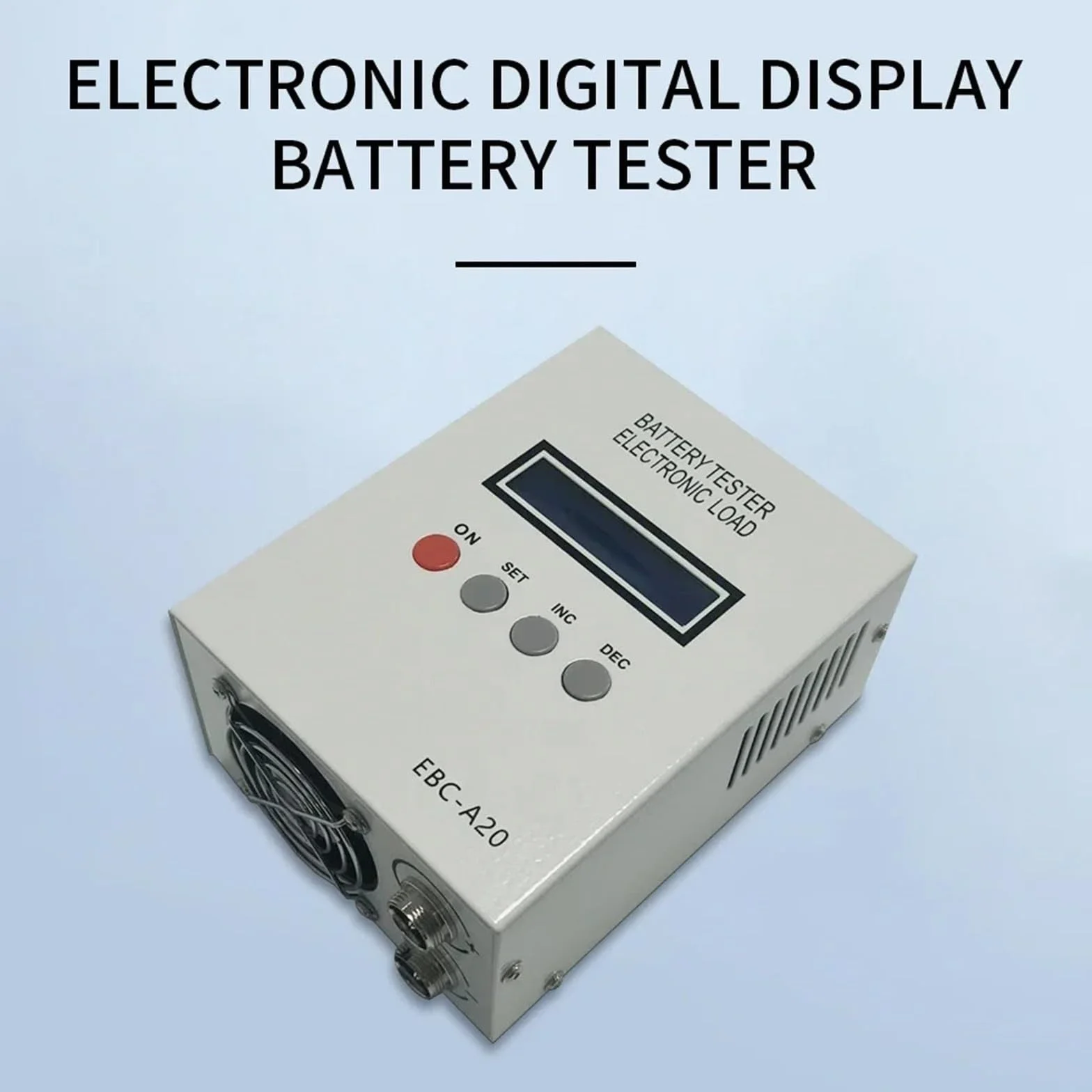 Tester obciążenia akumulatora, Tester pojemności akumulatora, tester obciążenia litowo-kwasowego, 5A, 20A, rozładowanie, elektroniczny miernik