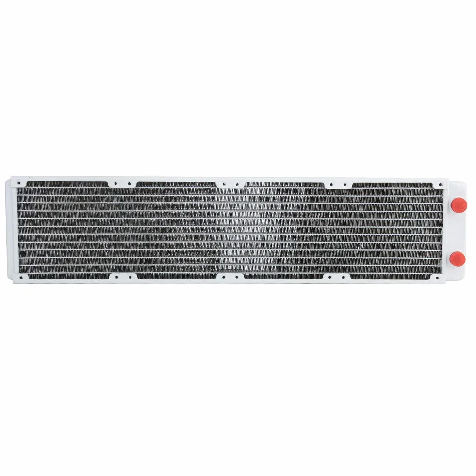 Chłodnica Wodna, Chłodnica Wodna, Części Komputerowe, Części z Gwintem G1/4, 12-rurowy Radiator z Białej Miedzi, do Komputera