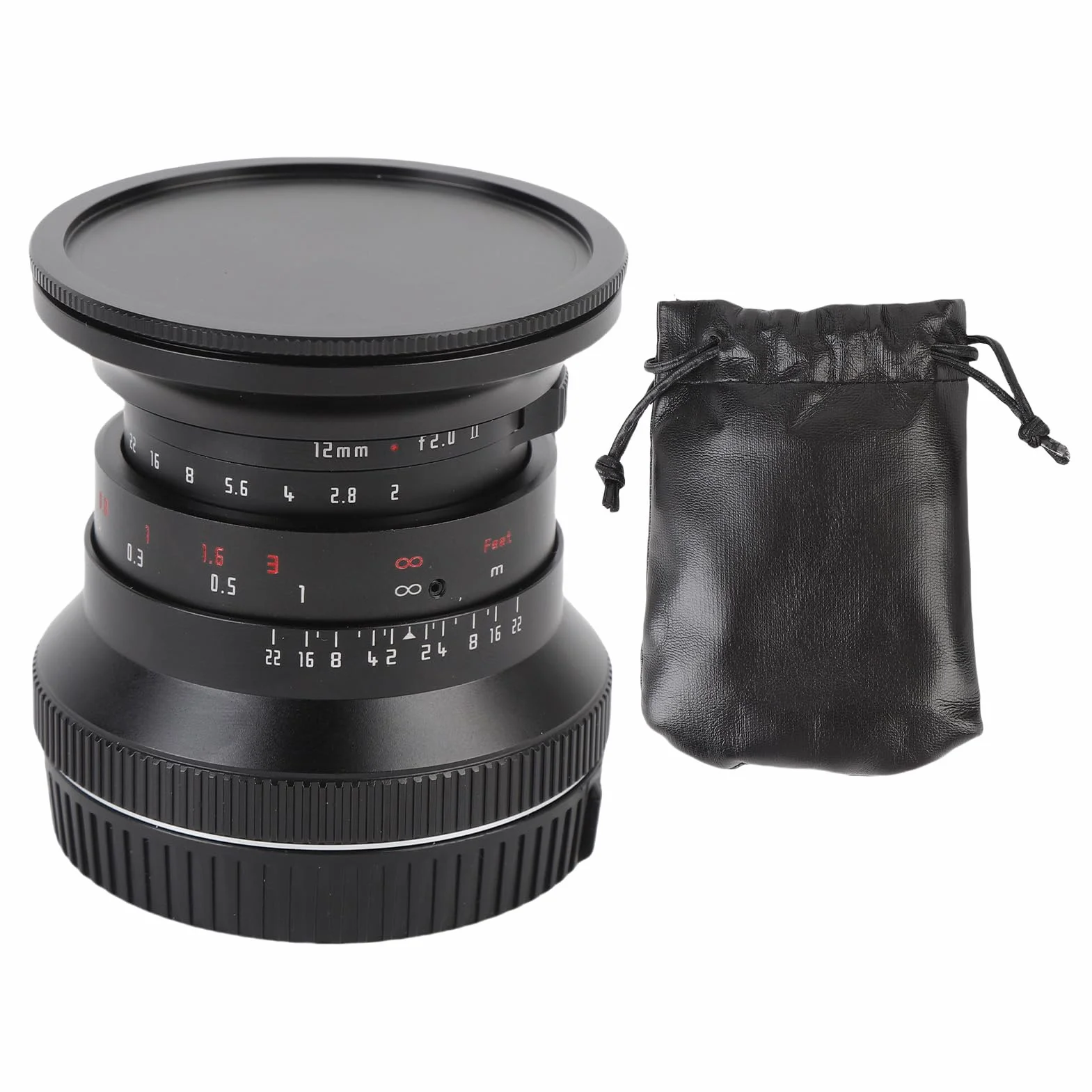 KUIDAMOS Obiektyw Stałoogniskowy 12 Mm F2.0 Z ręczną regulacją Ostrości i dużą przysłoną do Aparatów Z Mocowaniem Z, Najwyższej Jakości Konstrukcja Optyczna do Krajobrazów i Portretów, Idealny do