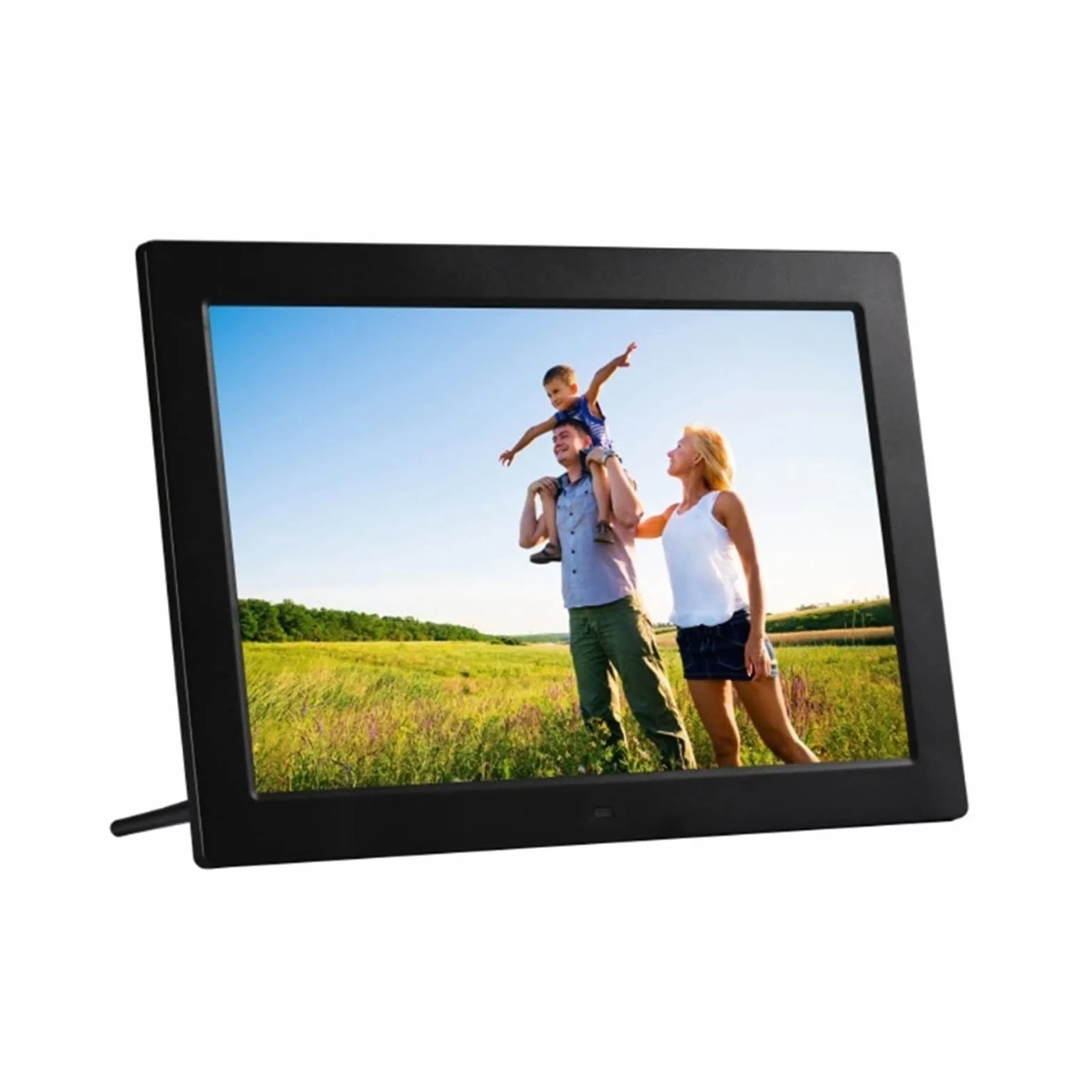 Cyfrowa Ramka O Wysokiej Rozdzielczości Elektroniczny Album Ze Zdjęciami Obsługa Odtwarzacza Filmów Muzycznych Easy Share(Black)