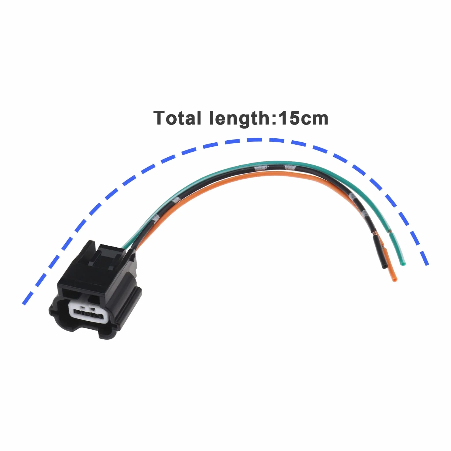 Złącze wtykowego czujnika parkowania PDC 3-pin przewód 15 cm kompatybilny z Audi Renault