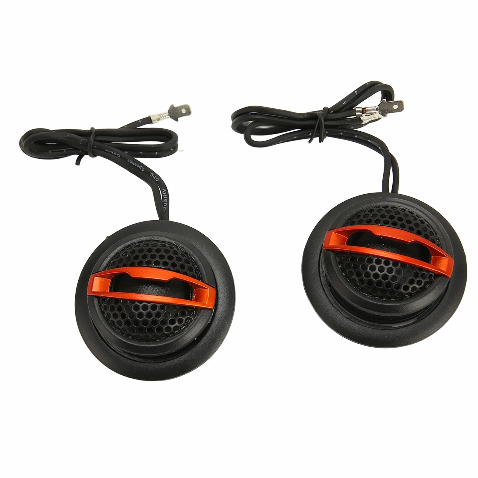 Głośniki Wysokotonowe do Car Audios, 150W 4Ω 2-kanałowy Głośnik Wysokotonowy HiFi Sound z miękką kopułką i podstawą Tuby, Kompaktowy Głośnik Wysokotonowy z Wbudowanym Kondensatorem