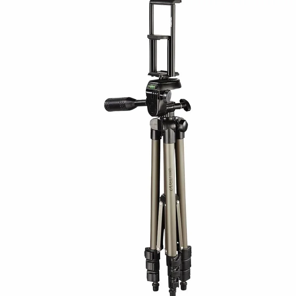 Hama Statyw na talefon i na tablet (tripod, 106 cm, statyw do kamery, uchwyt na telefon) beżowy