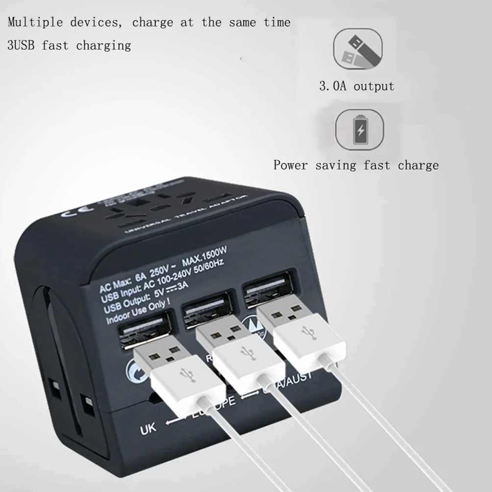Przenośne podróże Międzynarodowy Gniazdo Konwersji ładowania, Worldwide Universal Adapter, Gniazdo Travel Travel Carger (Color : C)