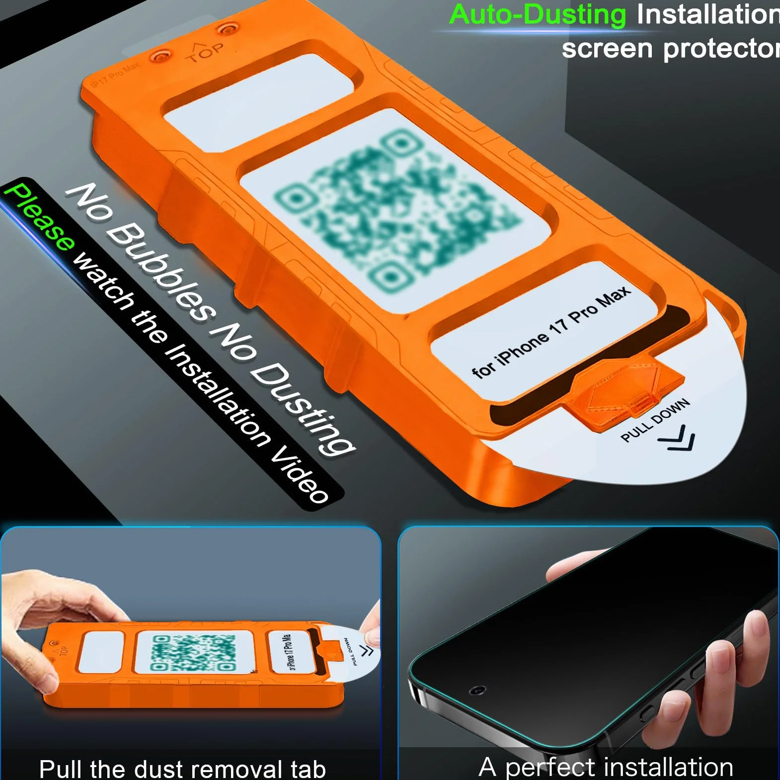 IMBZBK 3 Pack Privacy Screen Protector for iPhone 17 Pro Max 6.9 INCH Anti Spy Tempered Glass with Camera Lens Protector