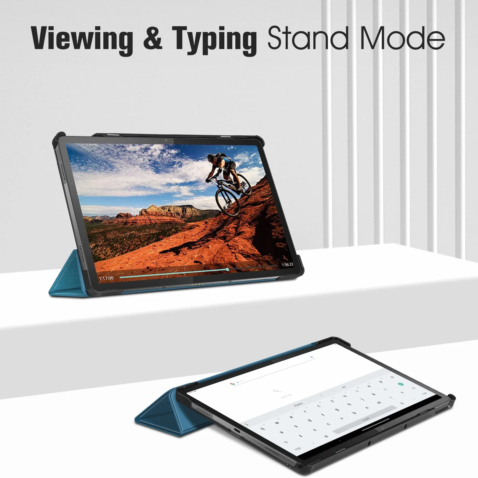 FINTIE Etui kompatybilne z Lenovo Tab P11 (2. generacji) 11,5" TB350FU/TB350XU 2022, Tablet, cienka lekka obudowa ochronna z funkcją automatycznego budzenia/snu, ciemnoniebieski