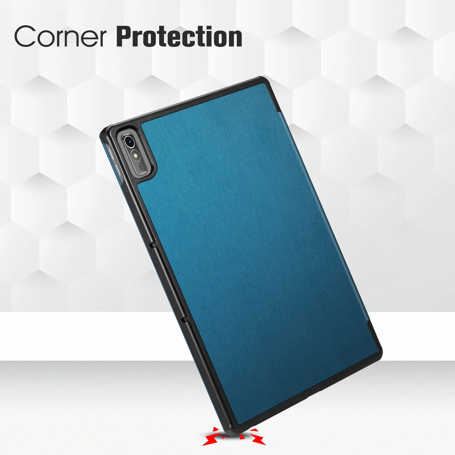 FINTIE Etui kompatybilne z Lenovo Tab P11 (2. generacji) 11,5" TB350FU/TB350XU 2022, Tablet, cienka lekka obudowa ochronna z funkcją automatycznego budzenia/snu, ciemnoniebieski