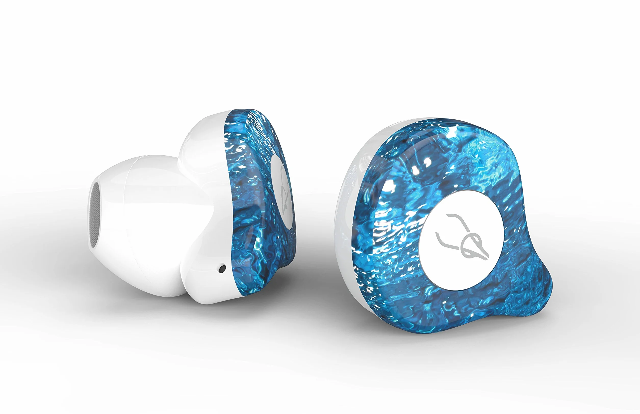 Prawdziwe bezprzewodowe słuchawki douszne, bezprzewodowe słuchawki Bluetooth 5.0, głęboki bas, stereo z redukcją szumów, odporne na pot słuchawki Bluetooth TWS, bezprzewodowe słuchawki z przenośnym pudełkiem do ładowania (grad)