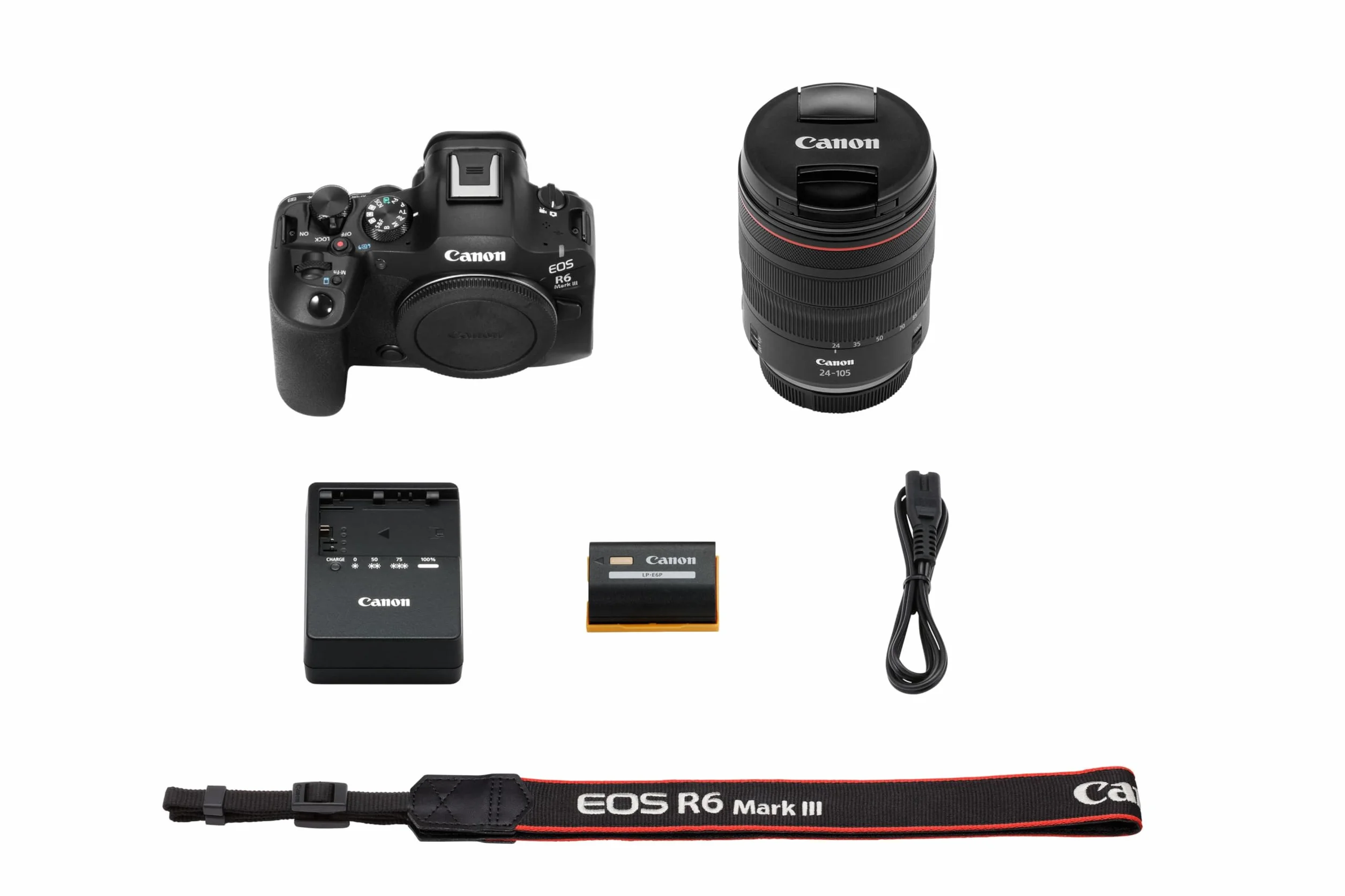 Canon EOS R6 Mark III aparat systemowy + obiektyw 24-105 mm F4 L IS USM – 32,5 MP, pełnoklatkowy, 40 FPS, podwójny pikseli CMOS AF II