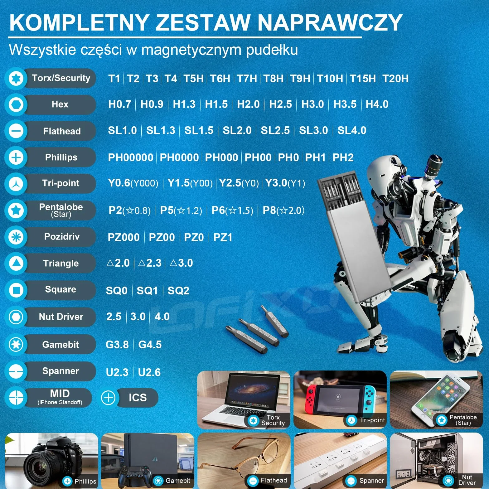 Zestaw narzędzi komputerowych, laptopów zestaw śrubokrętów, 91 pc precyzyjnych elektroniki zestaw naprawczy z Spudger do iPhone/Macbook/ps4/ps5/xbox switch kontrolera,okularów,tabletu,smartfona