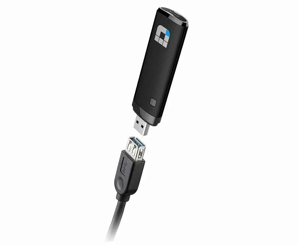 D-Link DWA-182 bezprzewodowy dwupasmowy adapter USB (USB 3.0, kompatybilny wstecznie, AC1300 Dual Band)