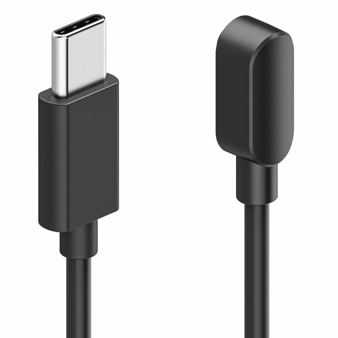 Hama Kabel do Ładowania Smartwatchy, Magnetyczny, USB-C, 60cm, Czarny - Optymalna Prędkość, Trwały Materiał, Pełne Naładowanie w 2,5 godziny