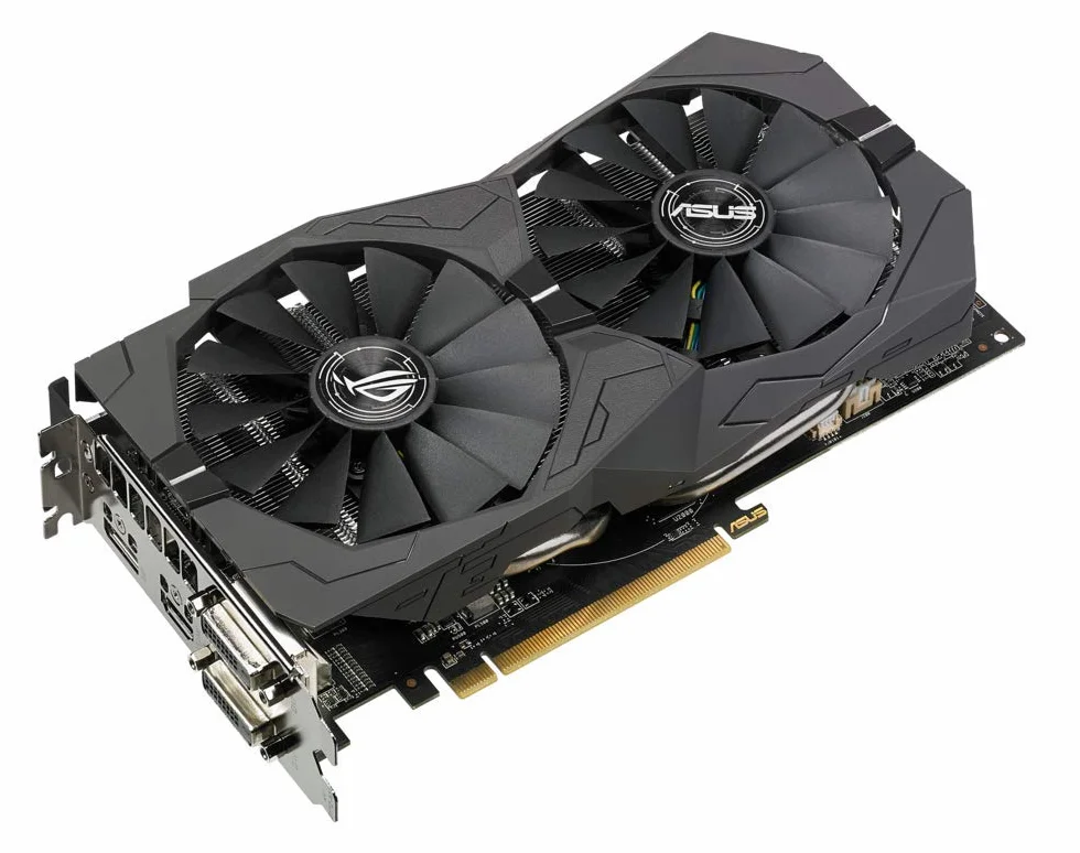 ASUS ROG Strix-RX570-O8G-Gaming karta graficzna AMD Radeon (8 GB pamięci GDDR5, PCIe 3.0, HDMI, DisplayPort)