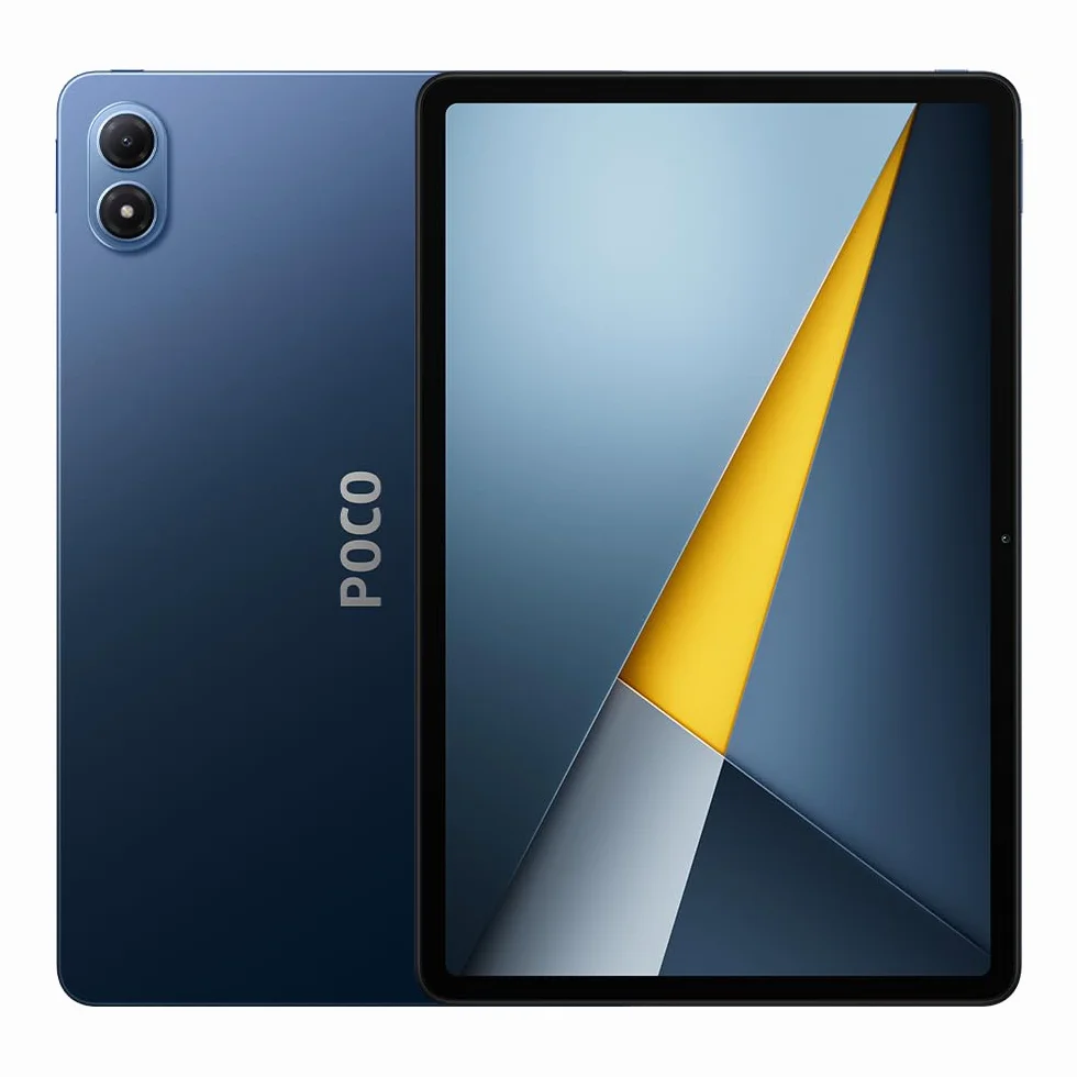 XIAOMI POCO Pad M1 8 GB + 256 GB Tablet Snapdragon 7s Gen 4, ekran 12,1" 2,5K 120 Hz, bateria 12000 mAh + szybkie ładowanie 33 W, podwójne kamery 8MP, niebieski (z ładowarką w zestawie