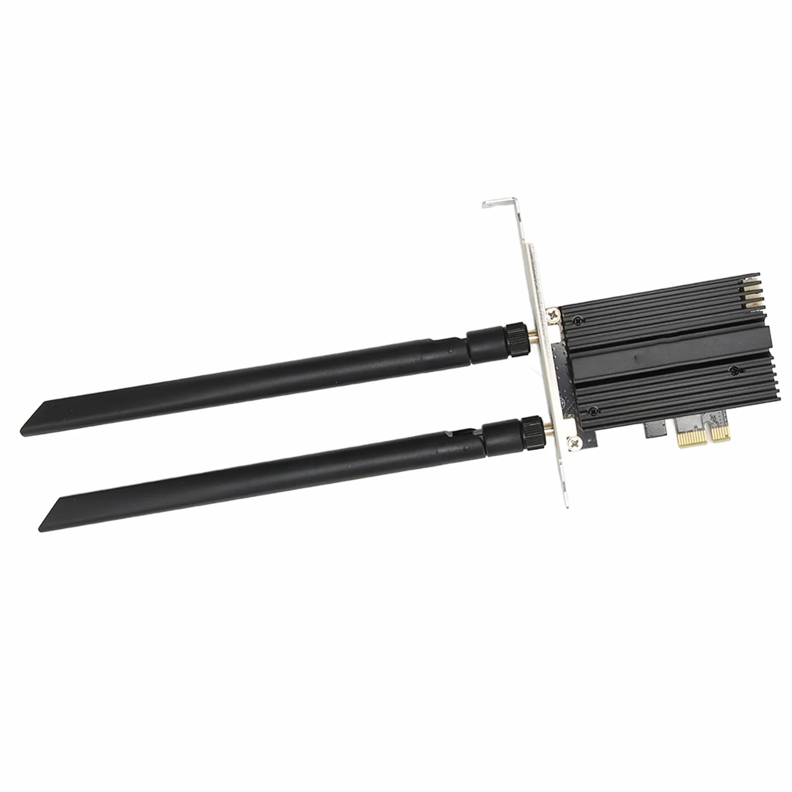 Karta PCIe WiFi Podwójna Antena Silna Ochrona Przed Zakłóceniami do Gier Stacjonarnych Kompatybilna z 10/11 64Bit