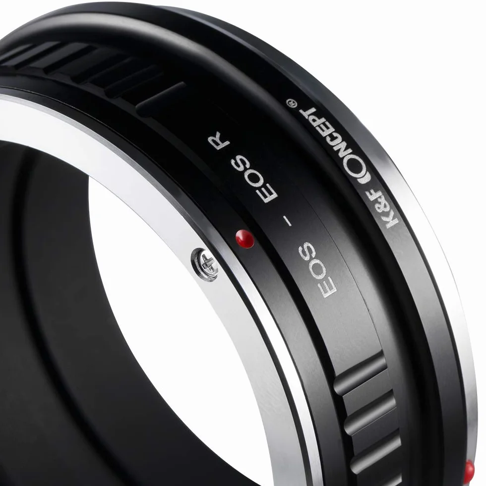K&F Concept Adapter do montażu obiektywu EF EF-S na EOS R, ręczny adapter do obiektywu Canon EOS EF EF-S i aparatu Canon EOS R